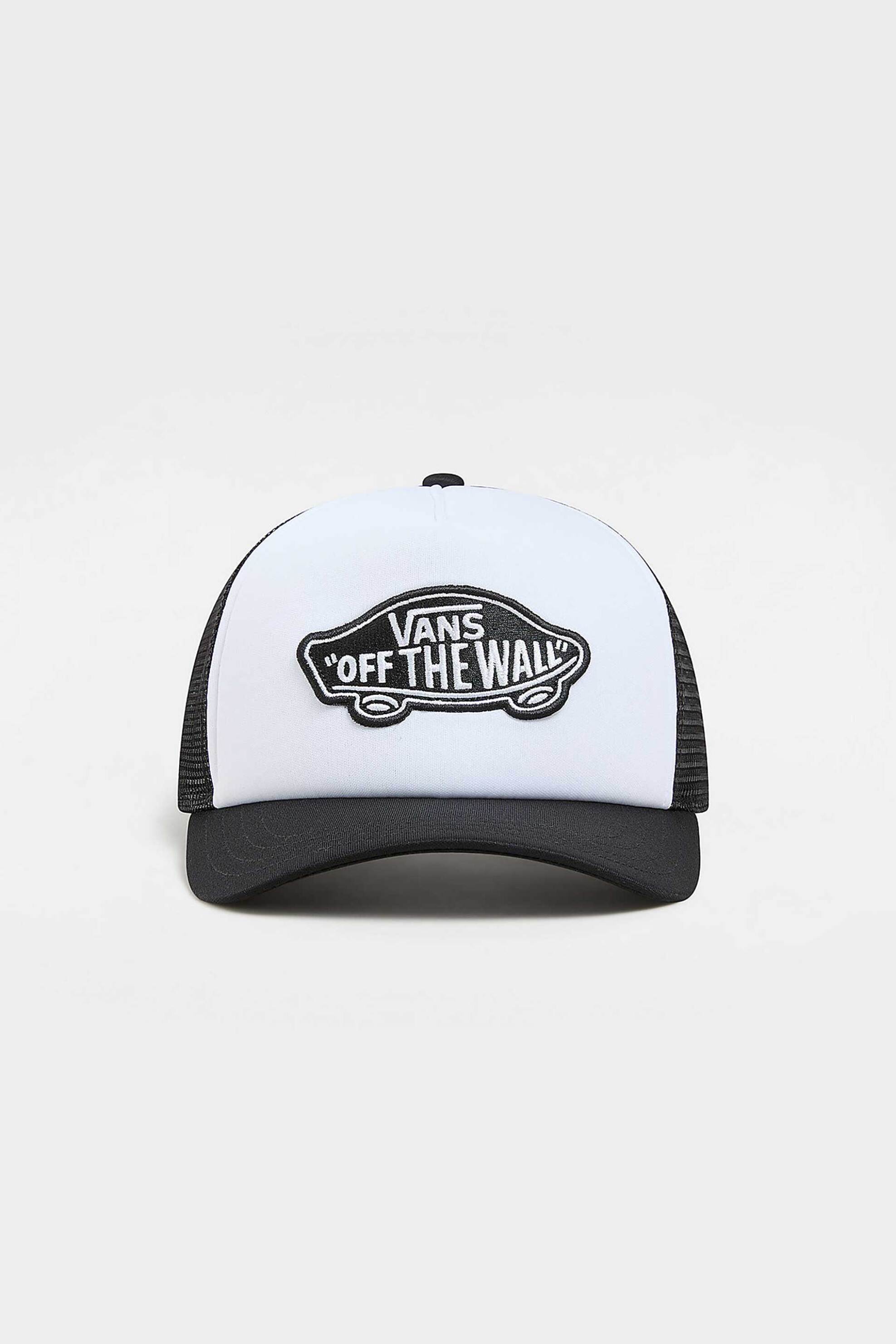 Vans ανδρικό καπέλο με logo patch "Classic Patch Curved Bill Trucker" - VN00066XY281 Ασπρόμαυρο φωτογραφία
