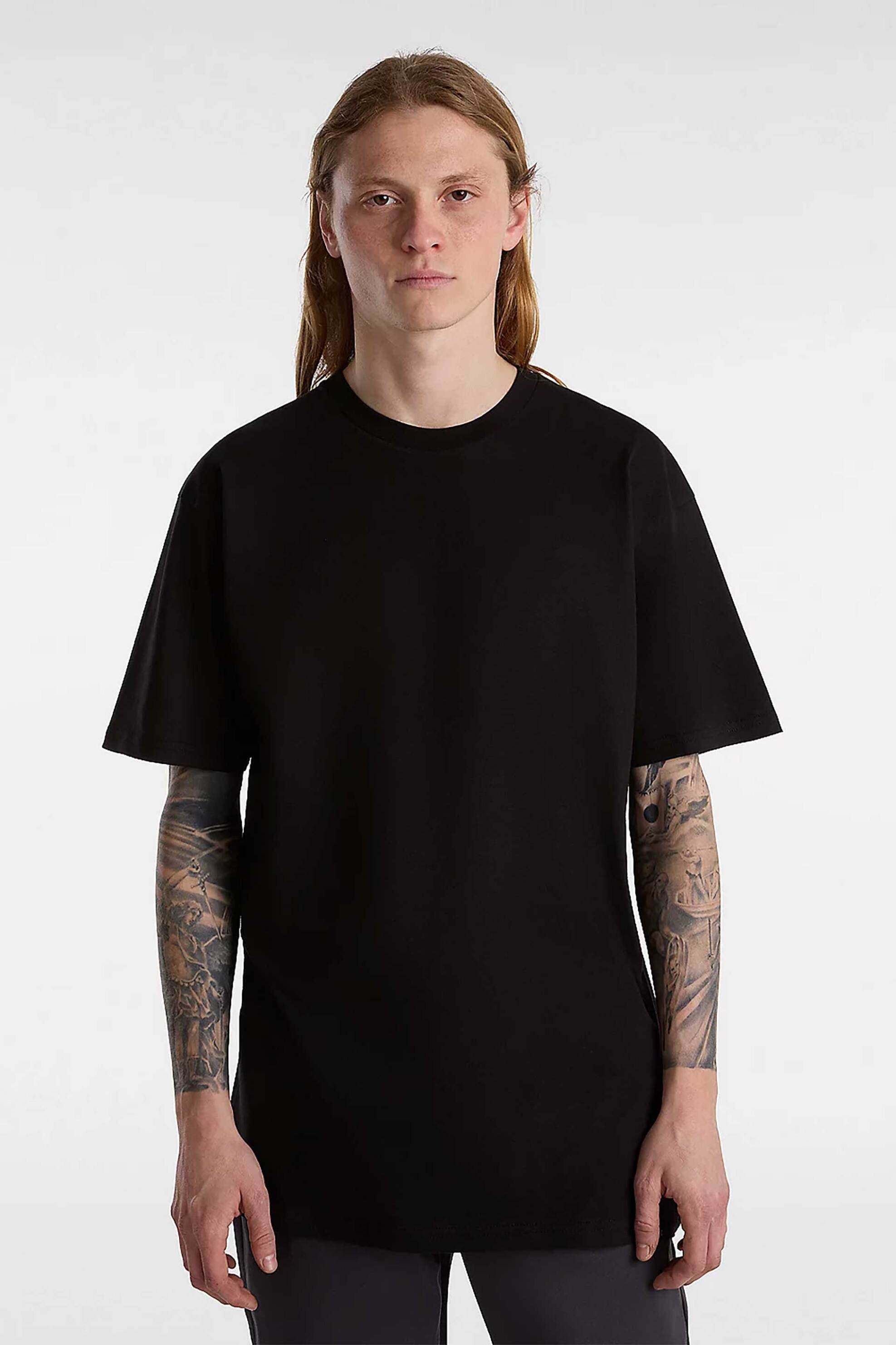Ανδρική Μόδα > Ανδρικά Ρούχα > Ανδρικές Μπλούζες > Ανδρικά T-Shirts Vans σετ ανδρικά μονόχρωμα T-shirts "Basic" (3 τεμάχια) - VN000KHDBLK1 Μαύρο