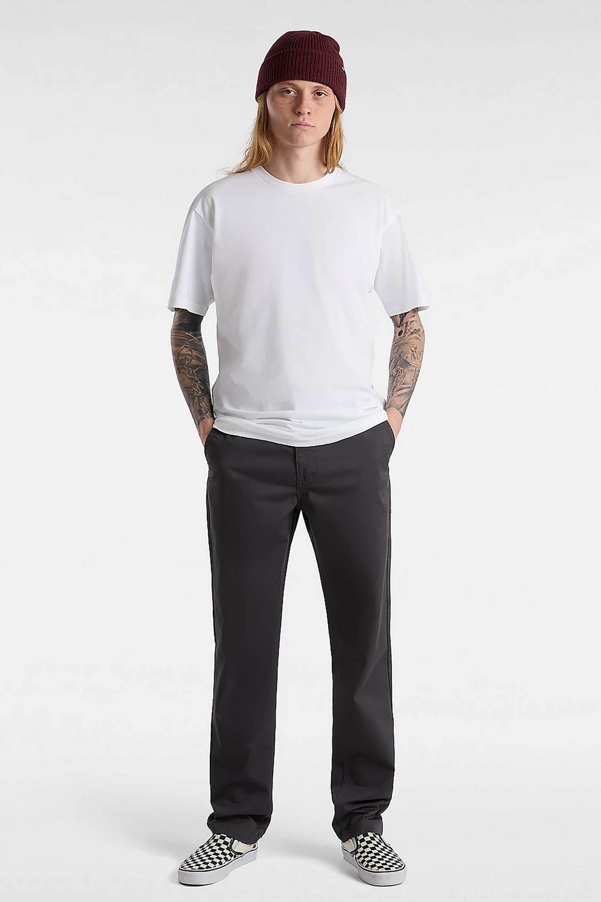 Vans σετ ανδρικά μονόχρωμα T-shirts "Basic" (3 τεμάχια) - VN000KHDWHT1 Λευκό φωτογραφία