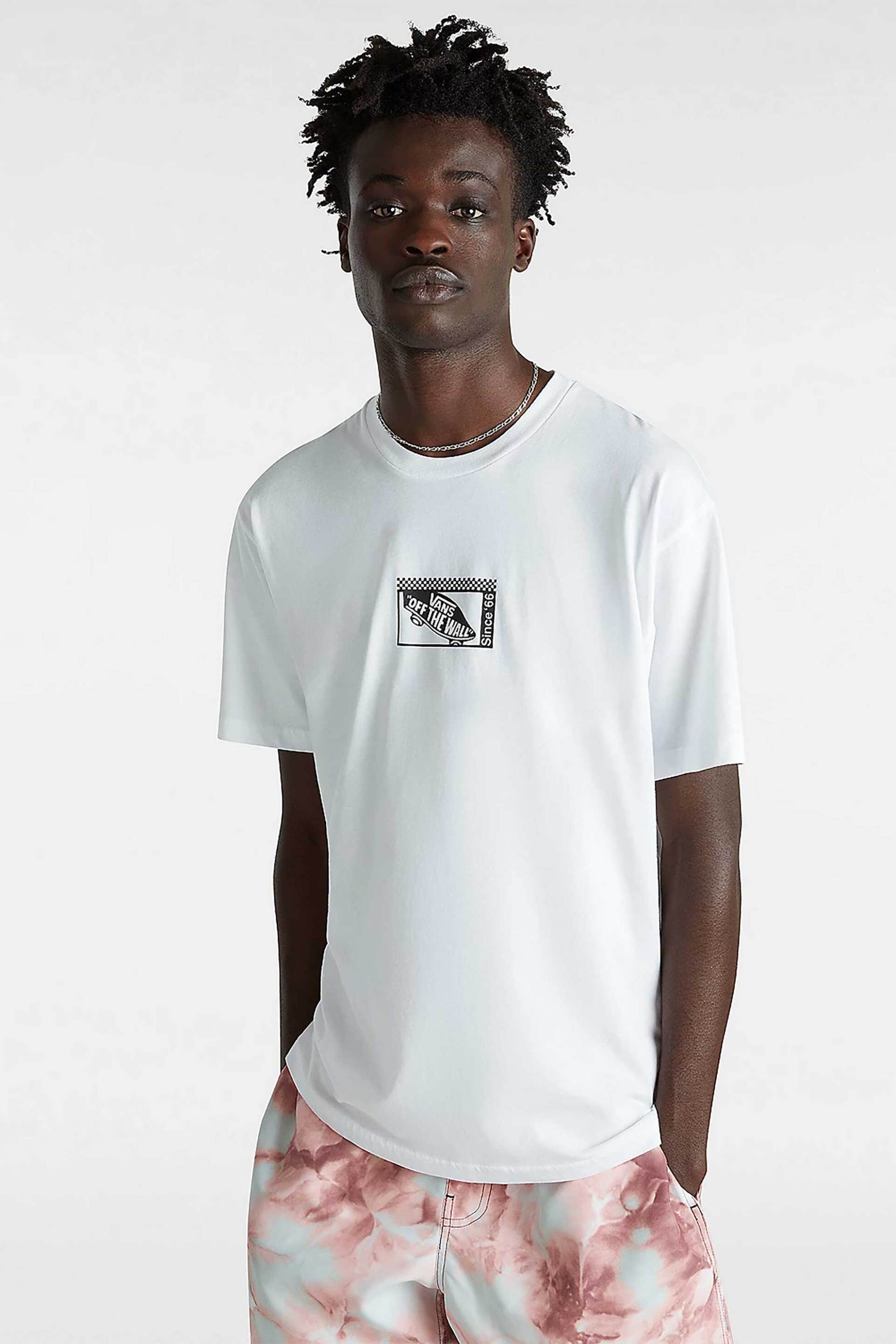 Ανδρική Μόδα > Ανδρικά Ρούχα > Ανδρικές Μπλούζες > Ανδρικά T-Shirts Vans ανδρικό T-shirt με print "Tech Box" - VN000G5NWHT1 Λευκό