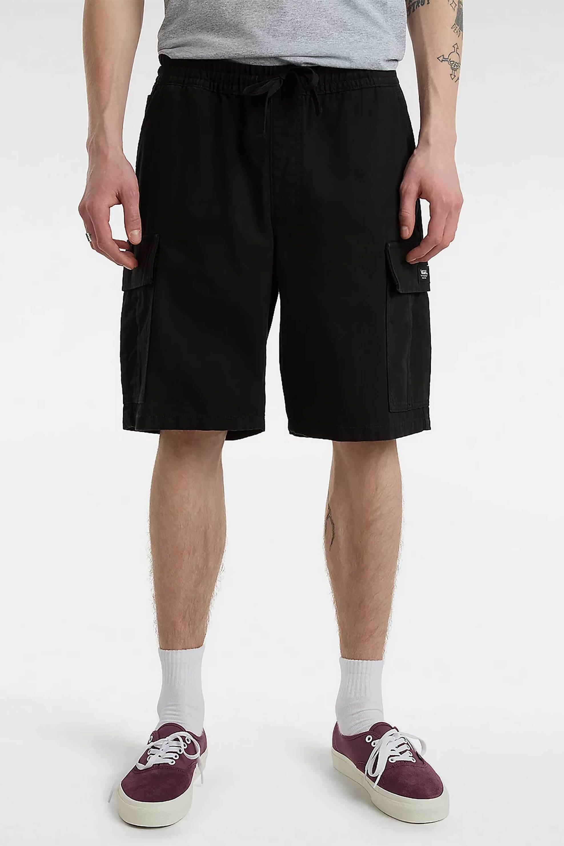 Vans ανδρική cargo βερμούδα Loose Fit "Range" - VN000G6SBLK1 Μαύρο φωτογραφία