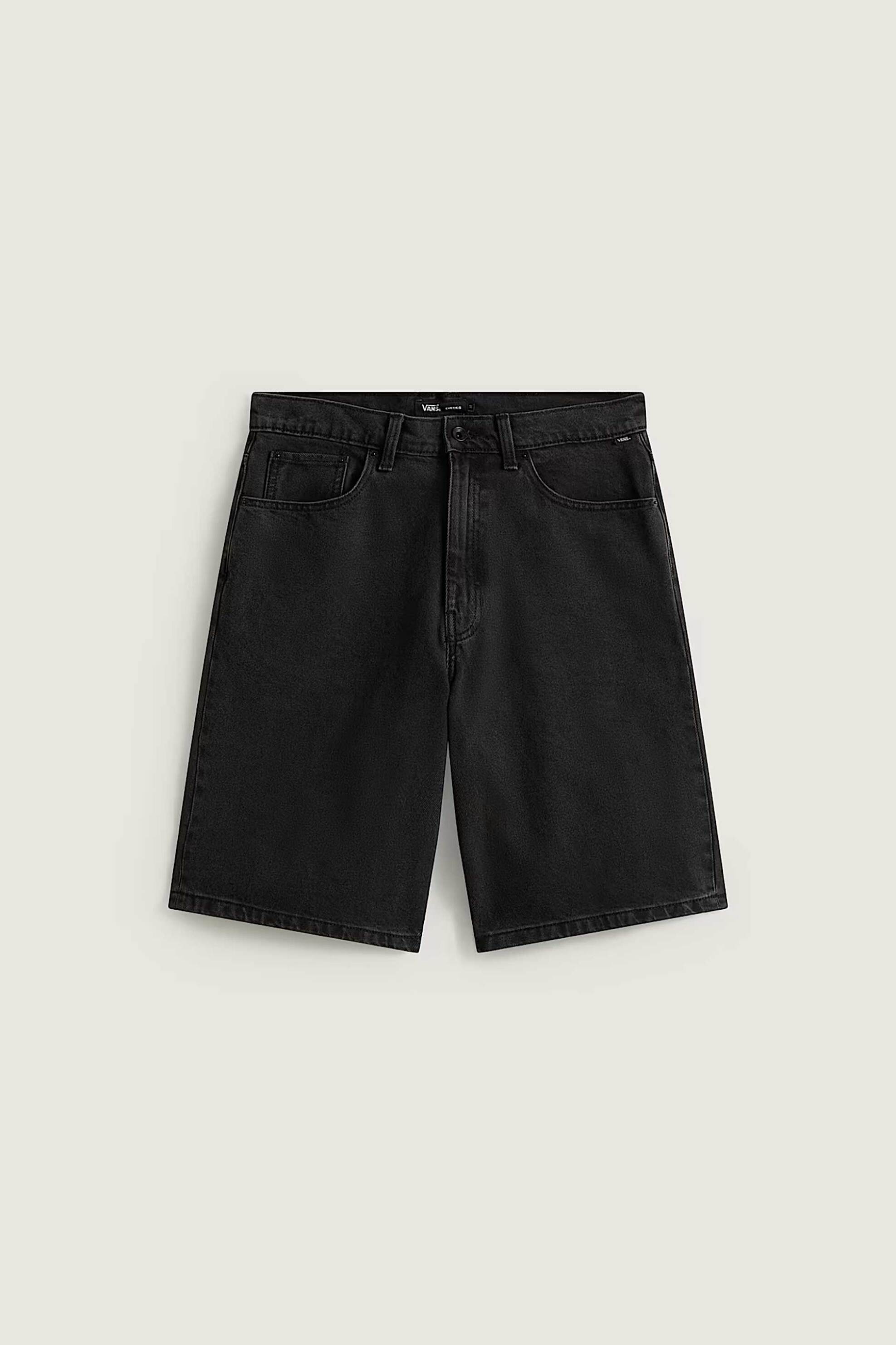 Vans Ανδρική Denim Βερμούδα Πεντάτσεπη Baggy Fit Check-5 - Vn000C9Vemq1 Μαύρο