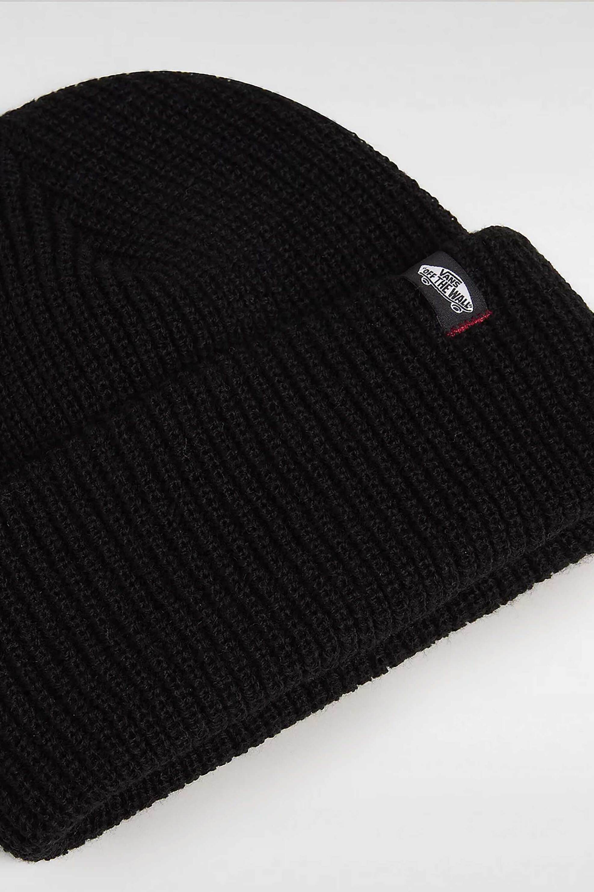Vans ανδρικός σκούφος μονόχρωμος ''Original Shallow Cuff Beanie'' - VN000HSQBLK1 Μαύρο φωτογραφία