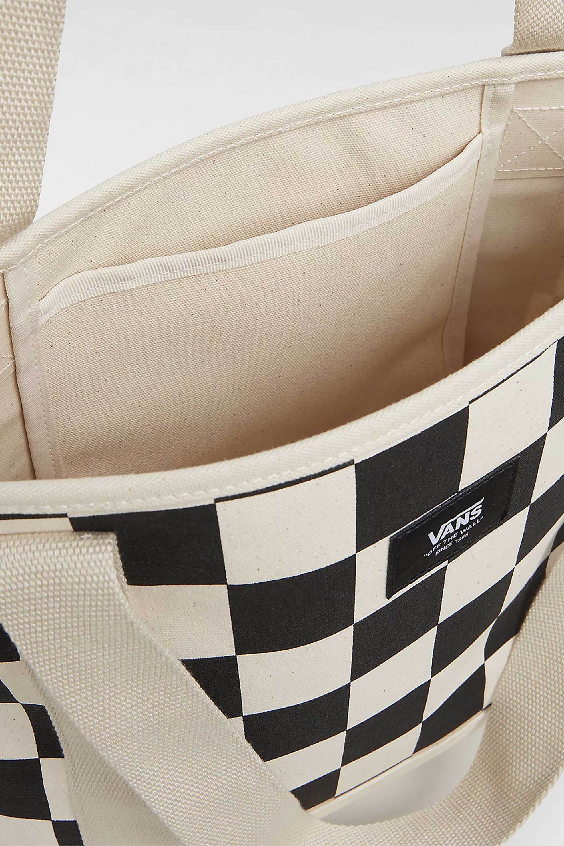 Vans Unisex Τσάντα Ώμου με Chessboard Pattern Midi Pergs&Apos - Vn000Hrt3Ks1 Μπεζ