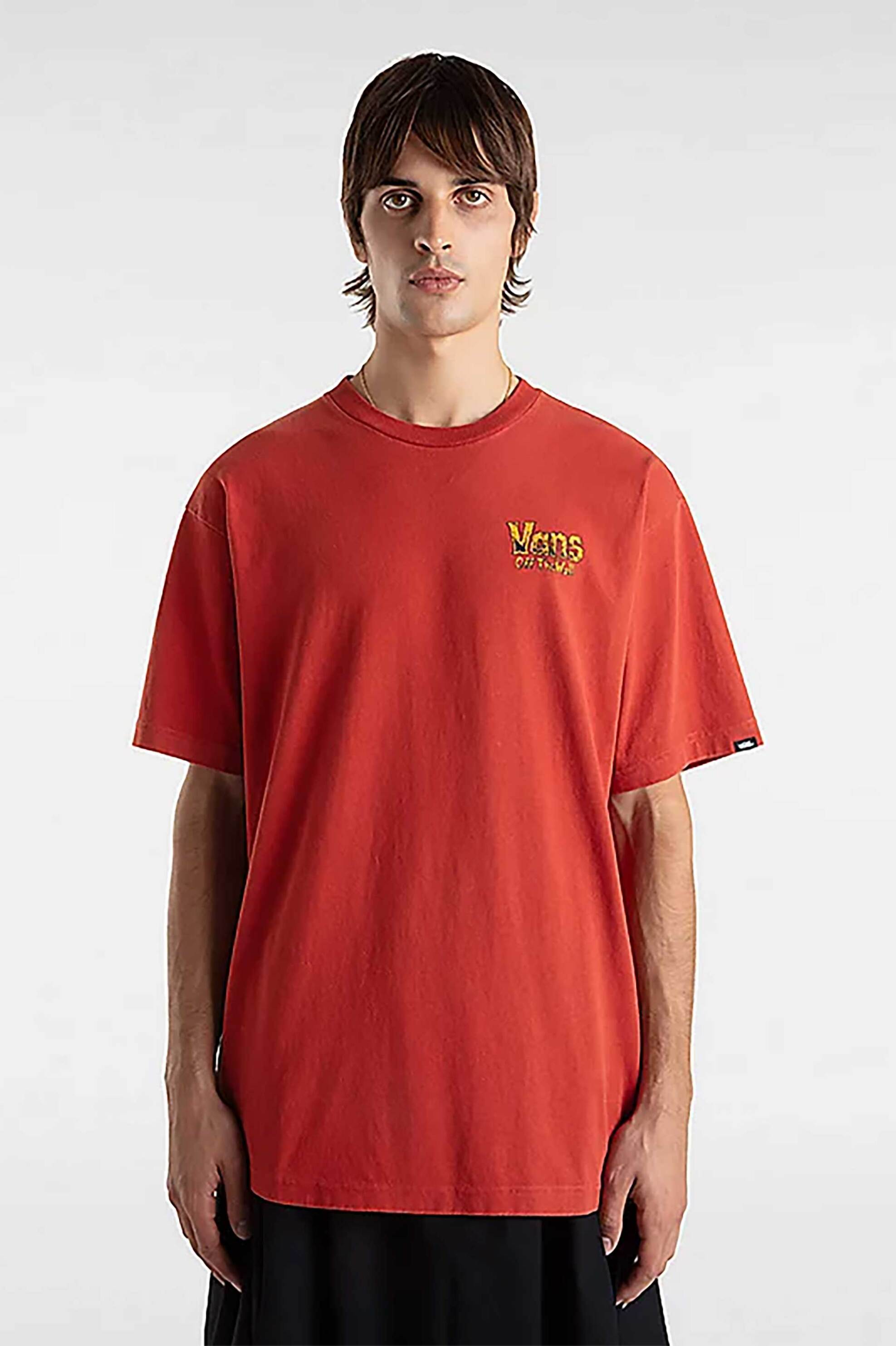 VANS Vans ανδρικό T-shirt Loose Fit "Legacy" - VN000NWNE2Z1 Κόκκινο