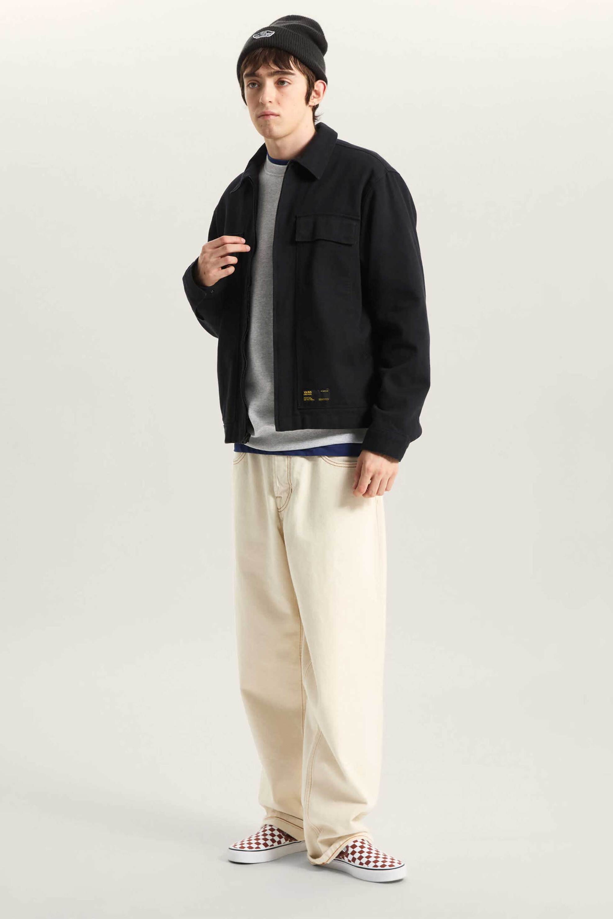Vans Unisex Jacket Mcavoy - Vn000Npeblk1 Μαύρο