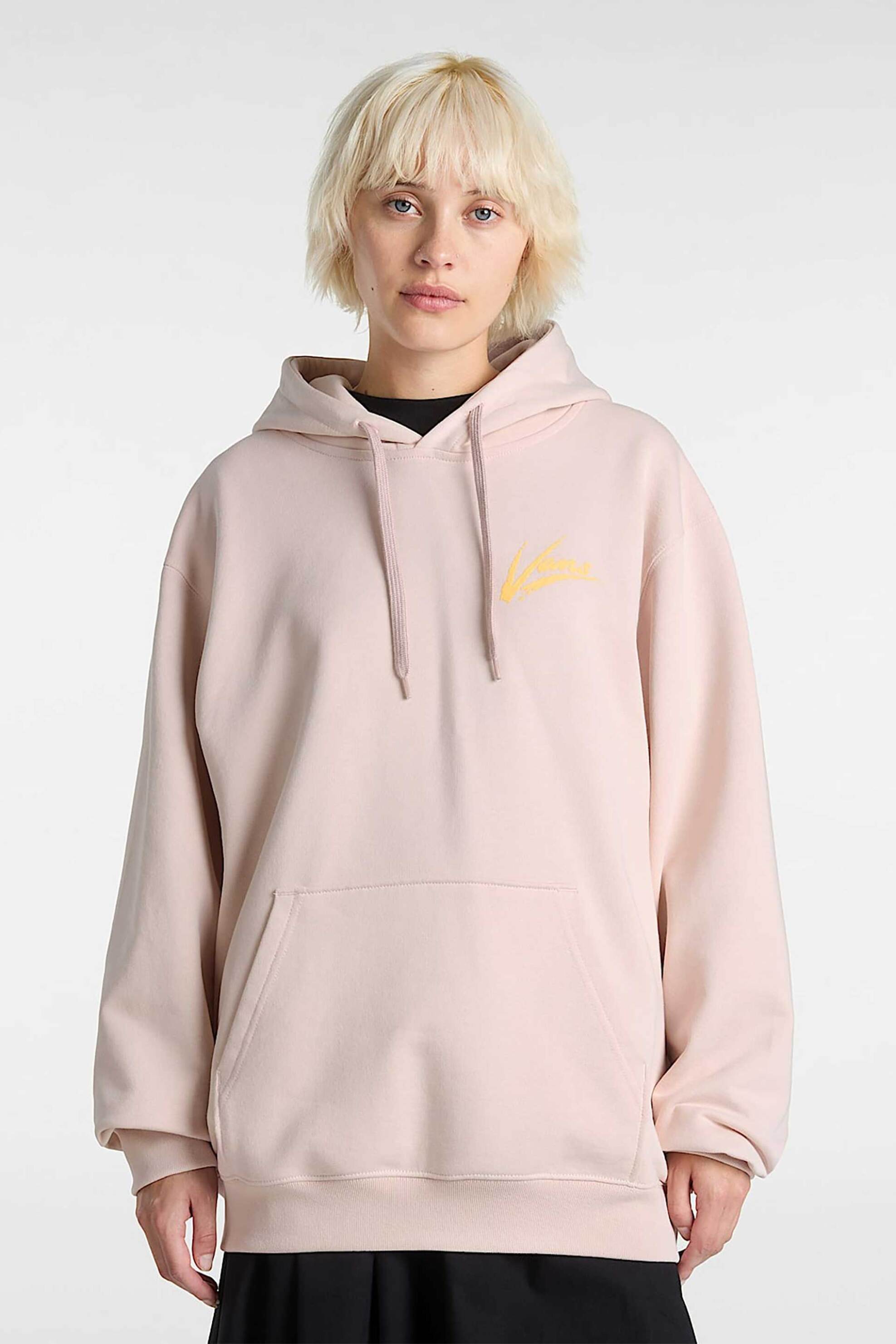 Vans Vans γυναικεία μπλούζα φούτερ με κουκούλα και logo print 
