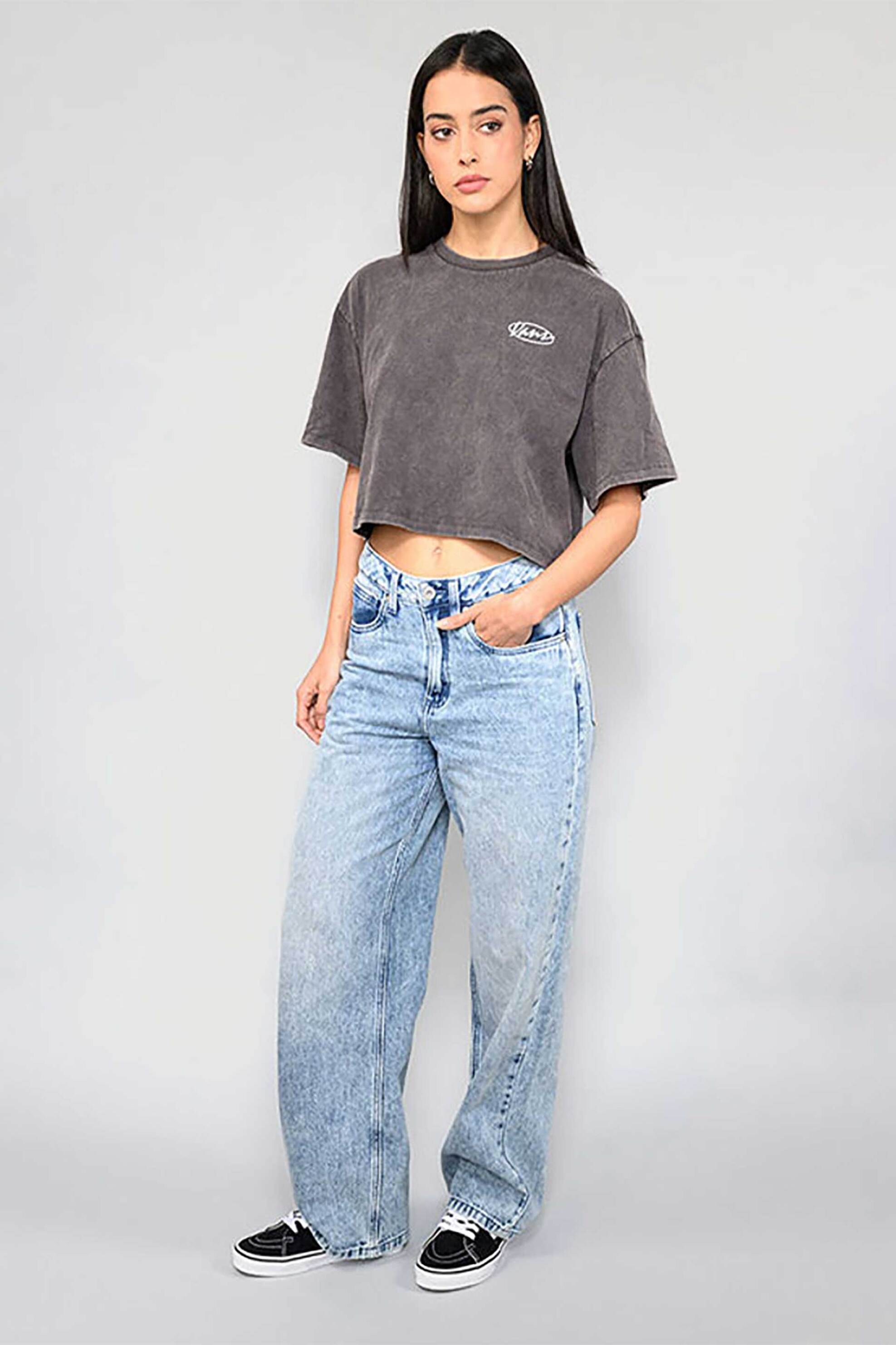 Vans γυναικείο τζιν παντελόνι πεντάτσεπο Loose Fit "Sirelle"