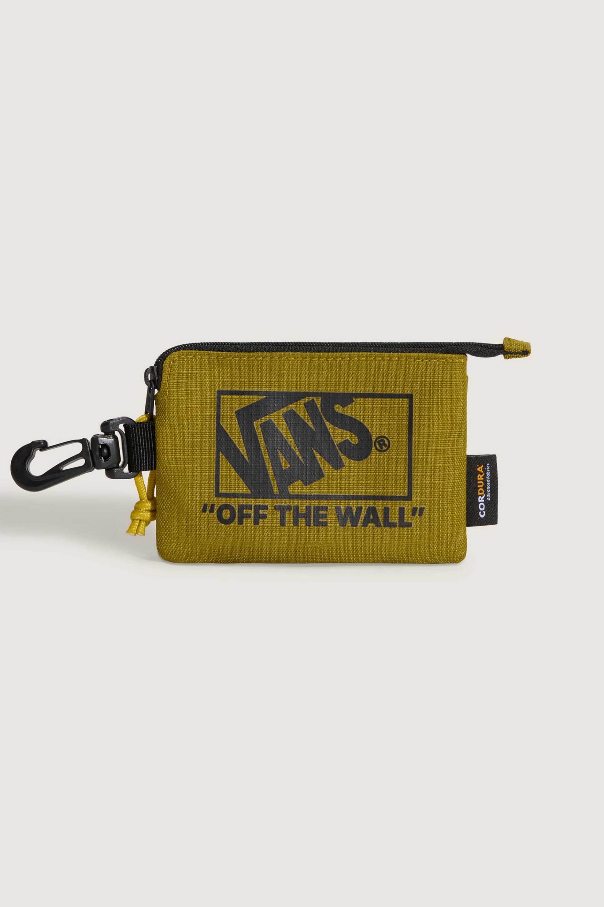 VANS Vans unisex πορτοφόλι με logo print "Formula Zip" - VN000Q9TEMJ1 Χακί