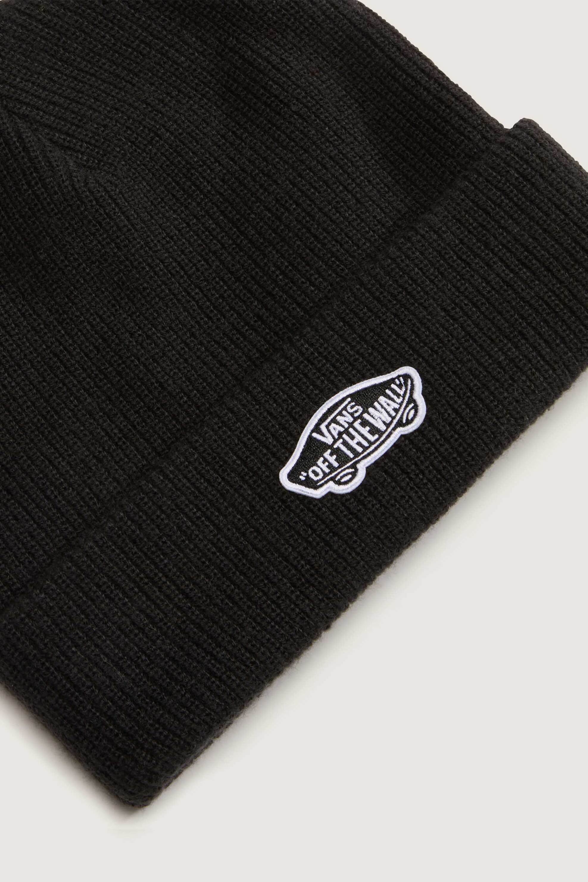 Vans unisex πλεκτός σκούφος με λογότυπο "Classic Cuff" - VN000QB2BLK1 Μαύρο φωτογραφία