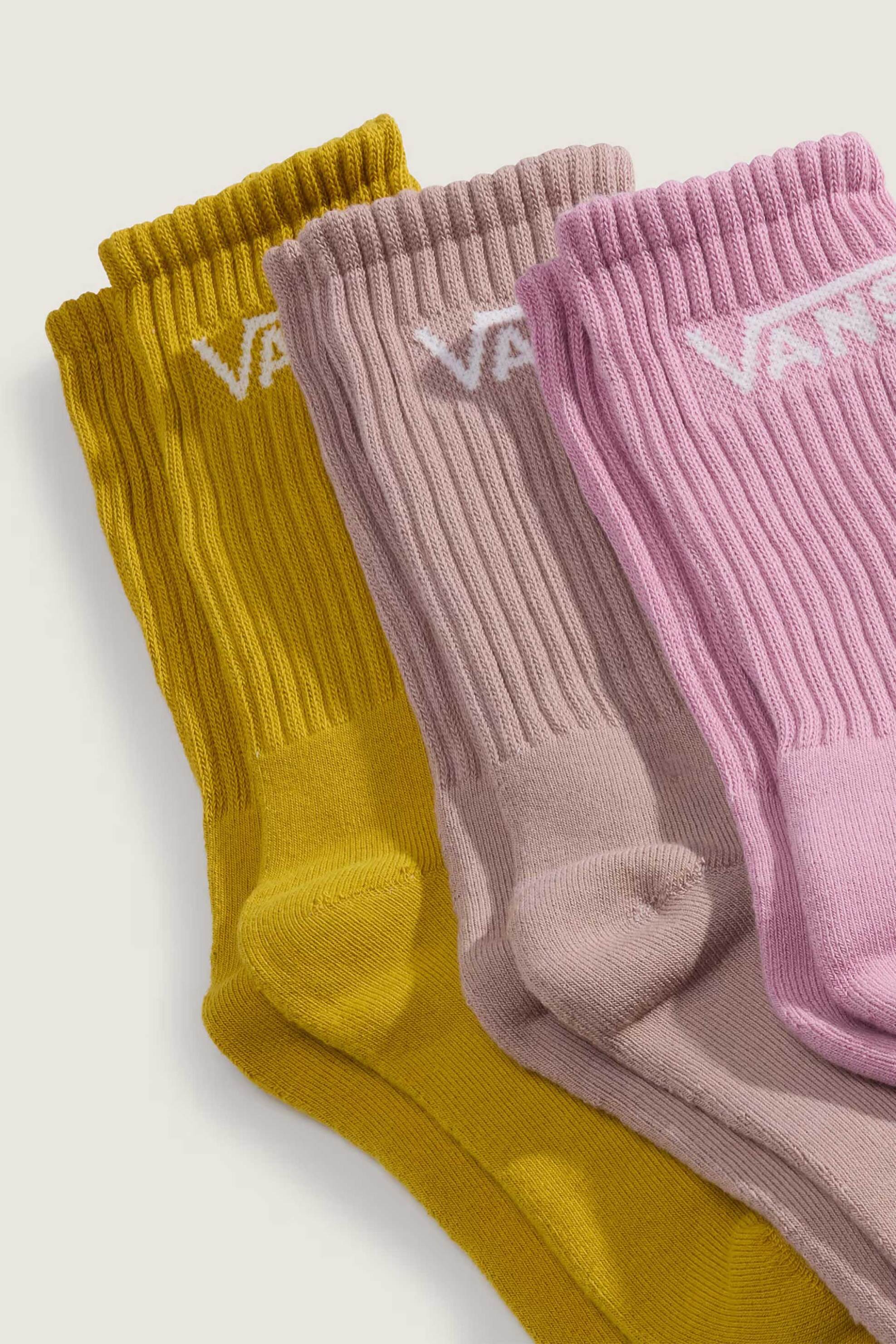 Vans unisex σετ μακριές κάλτσες με λογότυπο (3 τεμάχια) - VN000QBVEN71 Λιλά φωτογραφία