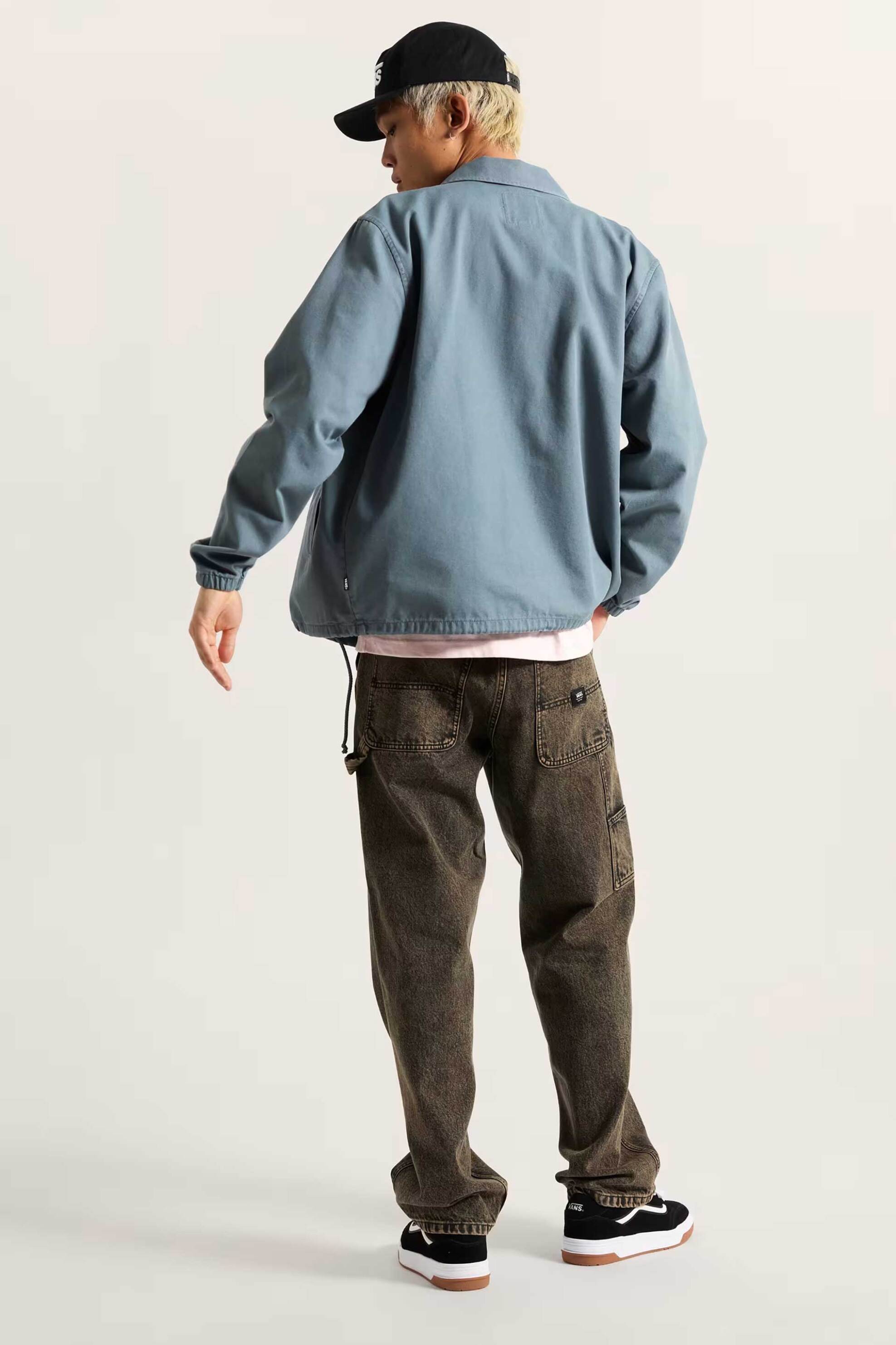 Vans ανδρικό τζιν παντελόνι πεντάτσεπο Loose Fit "Drill Chore Carpenter" - VN000PHDEMF1 Καφέ φωτογραφία