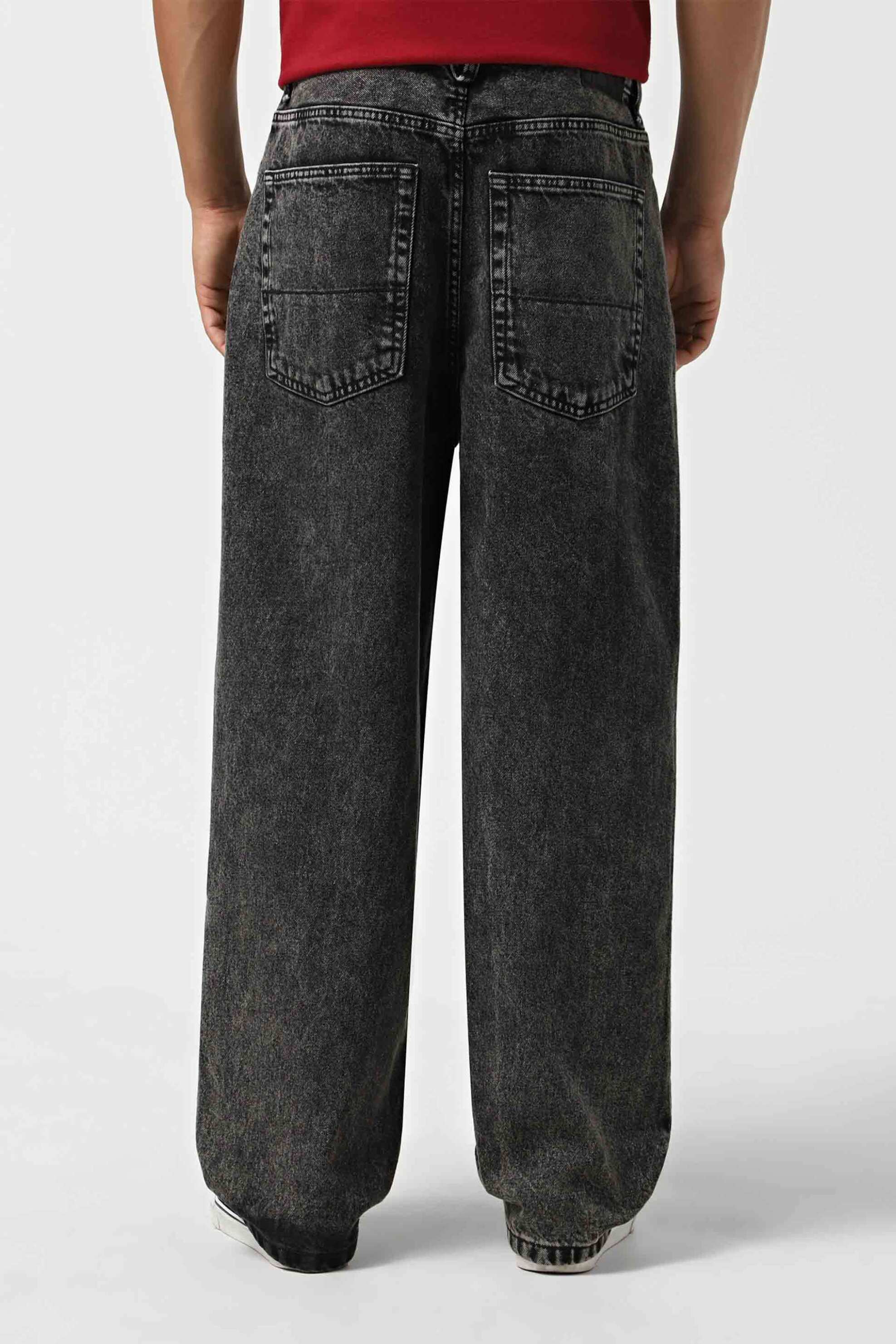 Vans ανδρικό τζιν παντελόνι πεντάτσεπο Baggy Fit "Baggy Check-5" - VN000PQHE901 Ανθρακί φωτογραφία