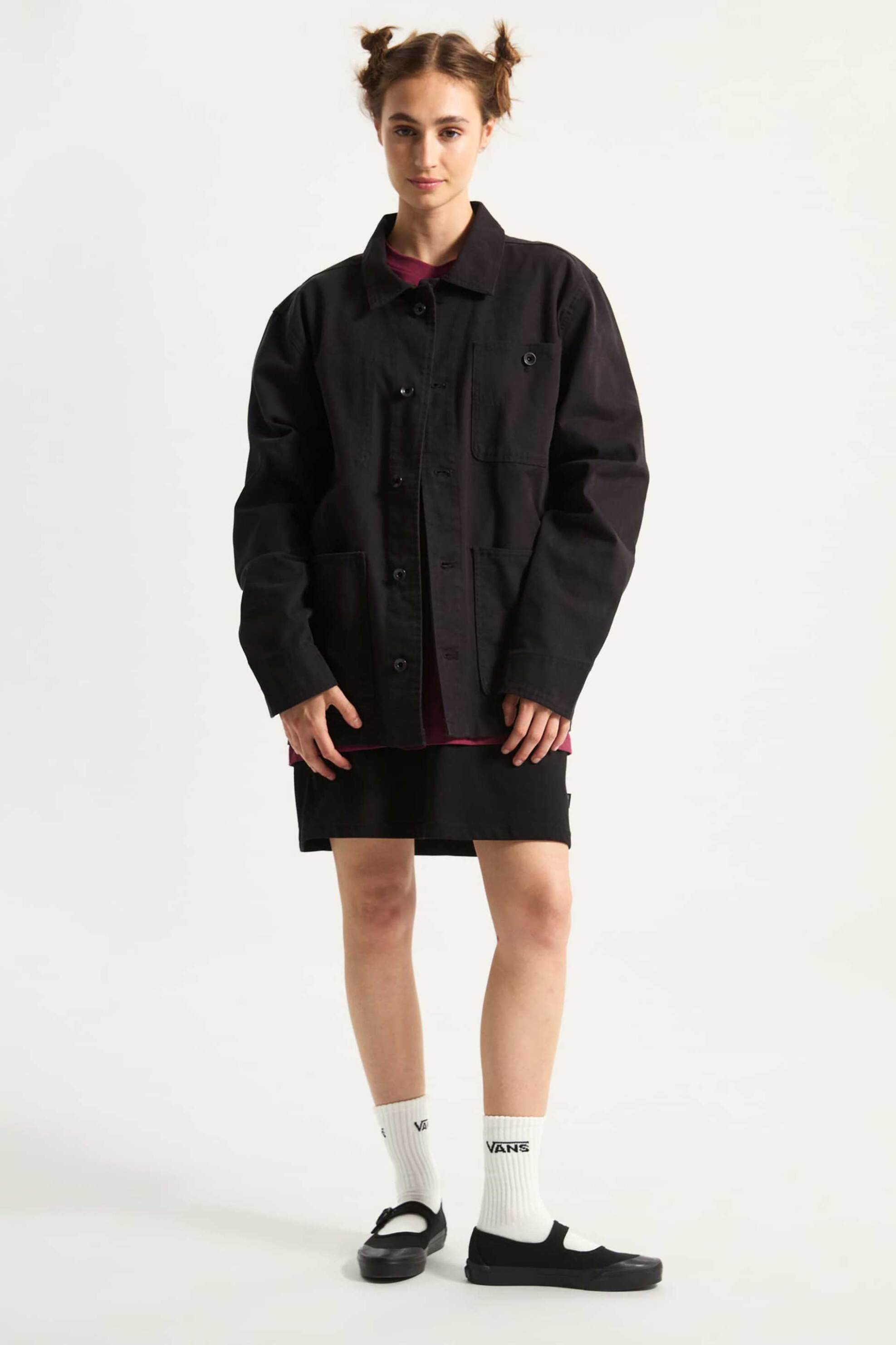 Vans unisex jacket "Drill chore Canvas" - VN000KV1BLK1 Μαύρο φωτογραφία