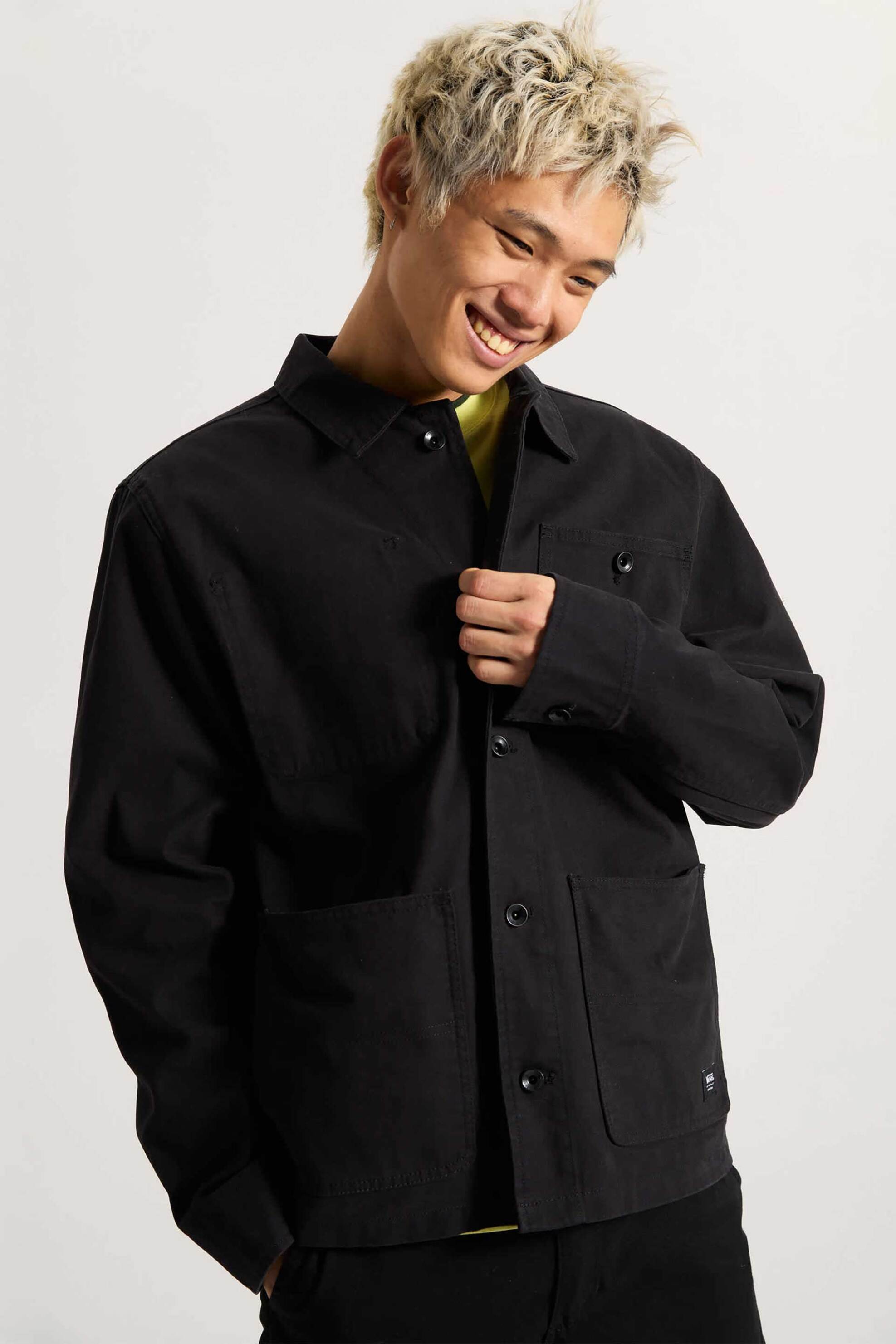 Vans unisex jacket "Drill chore Canvas" - VN000KV1BLK1 Μαύρο φωτογραφία