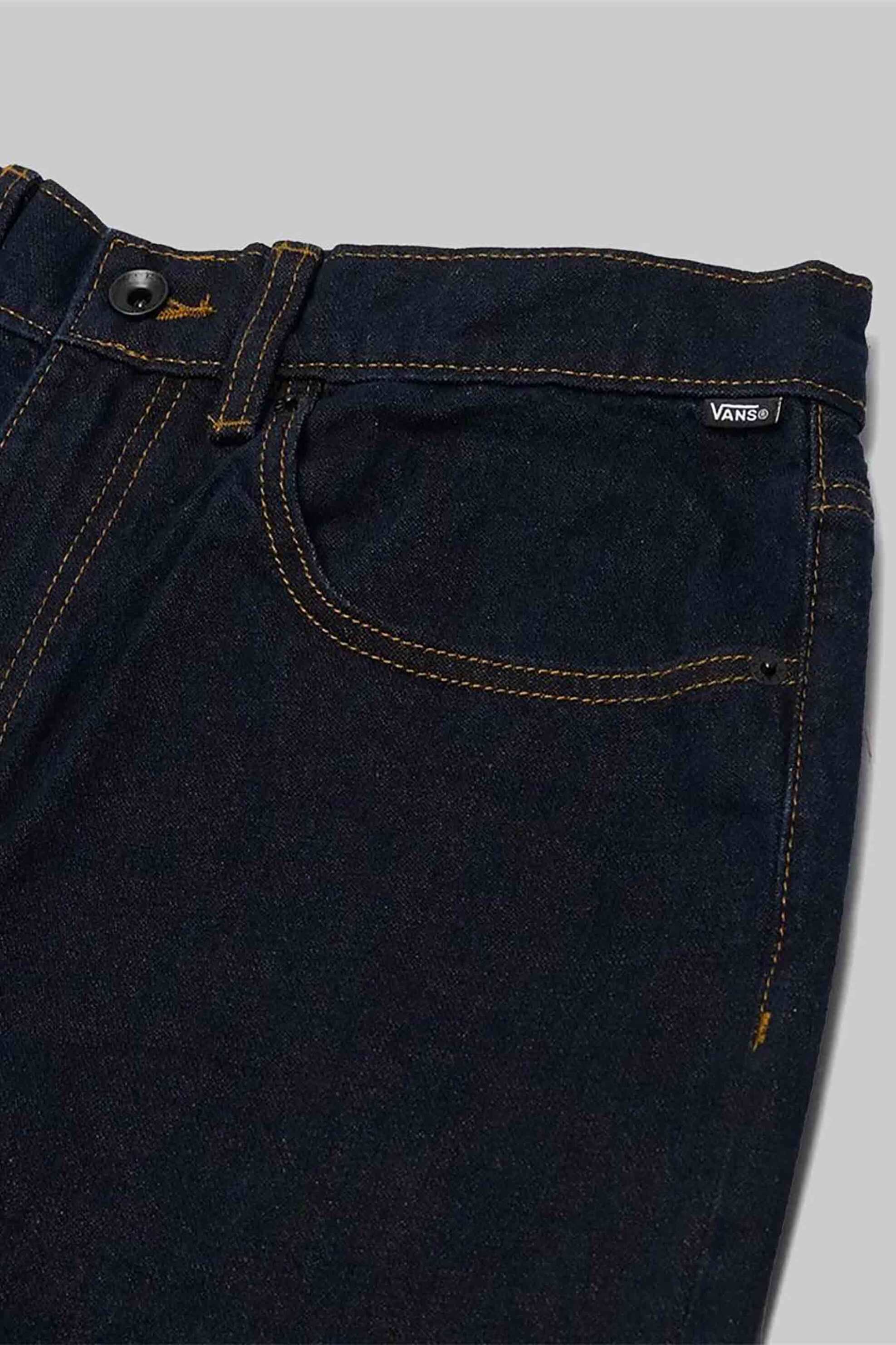 Vans ανδρικό τζιν παντελόνι πεντάτσεπο Loose Fit "Loose Check-5" - VN000PH6DRR1 Denim Blue Σκούρο φωτογραφία