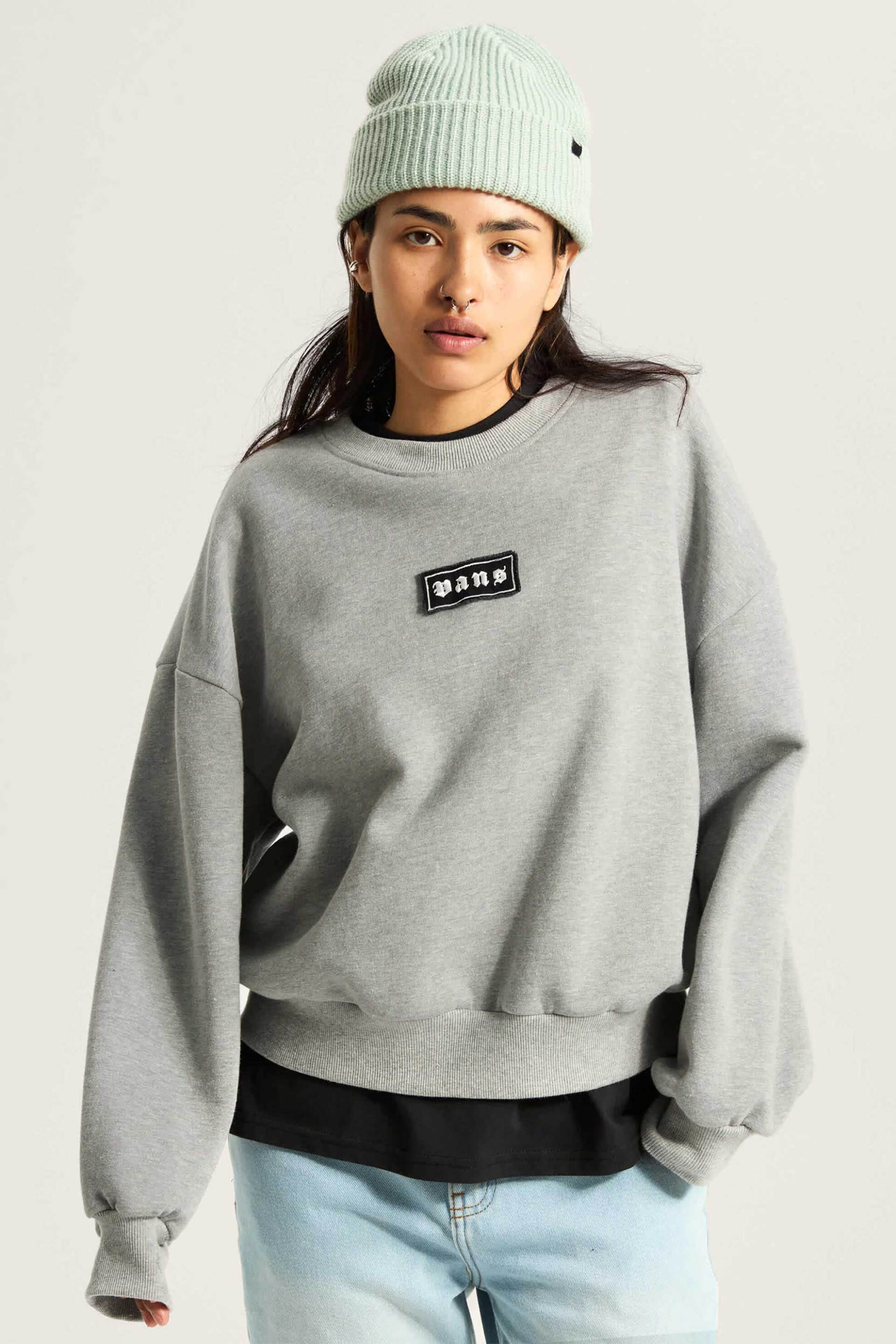 Vans γυναικεία μπλούζα φούτερ Loose Fit "Upworn Retro"