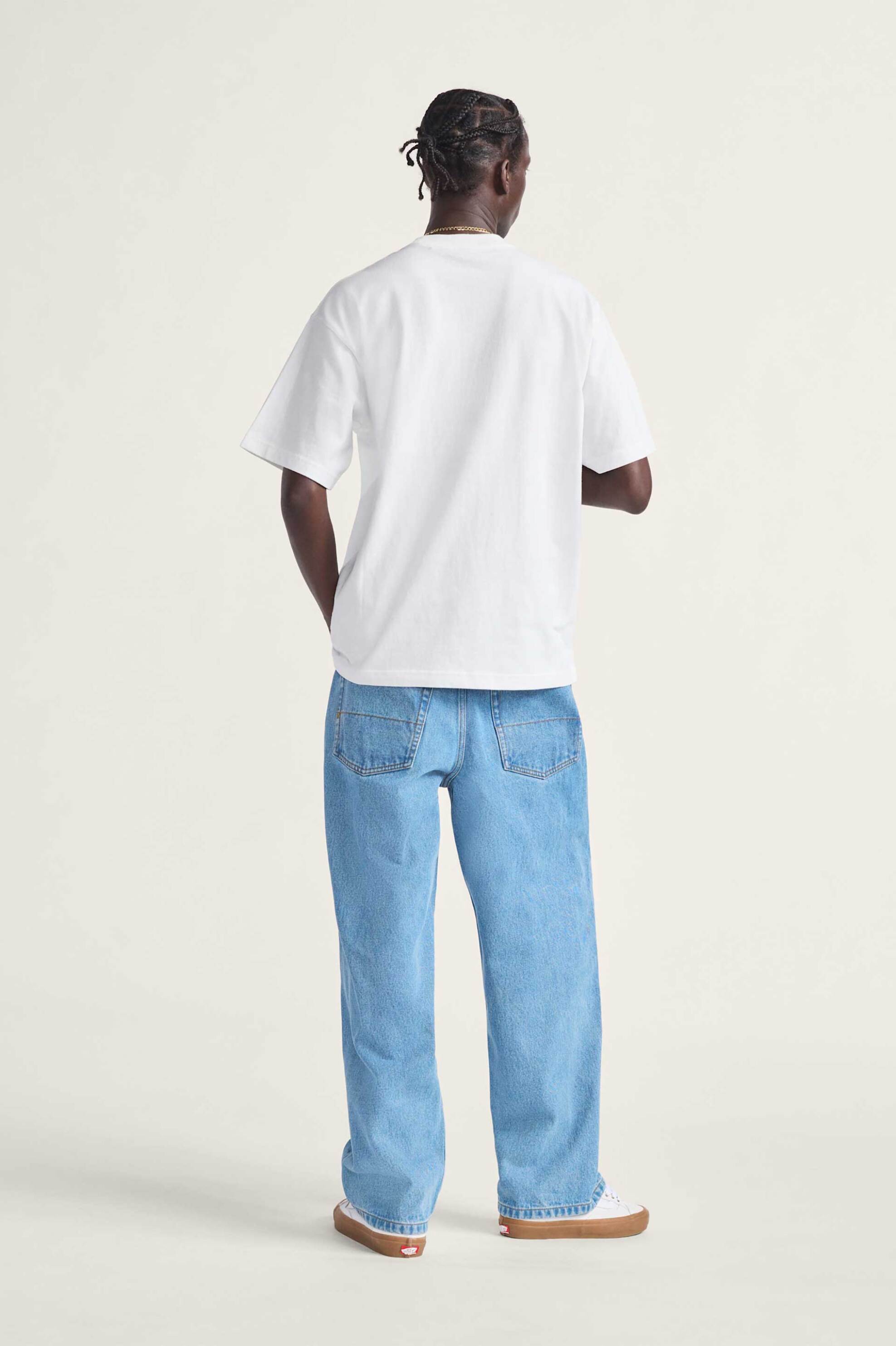 Vans ανδρικό τζιν παντελόνι πεντάτσεπο Baggy Fit "Baggy Check-5" - VN000PQHCDX1 Denim Blue φωτογραφία