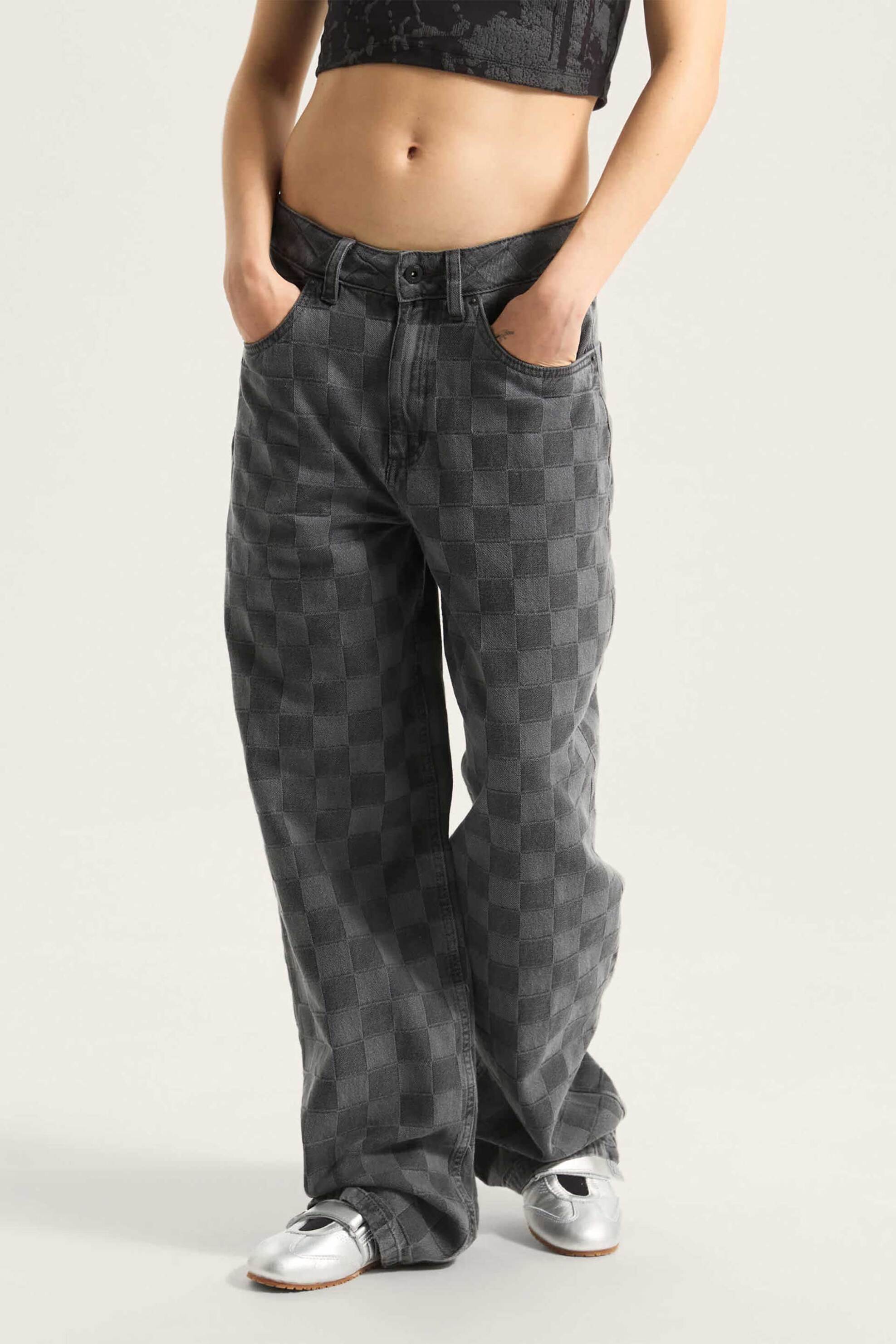 Vans γυναικείο τζιν παντελόνι πεντάτσεπο Loose Fit "Sirelle Puddle"