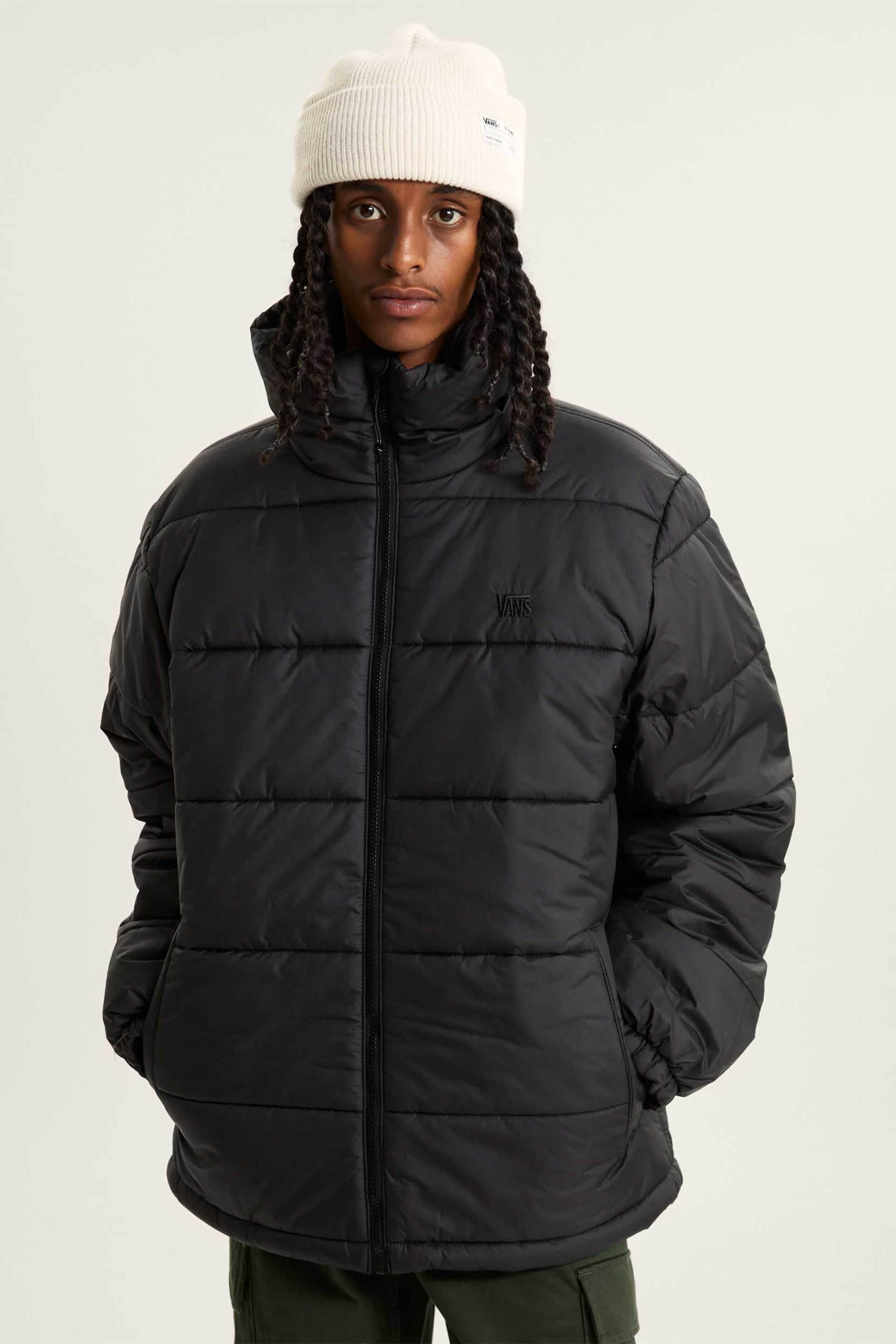 Vans ανδρικό μπουφάν με καπιτονέ σχέδιο "Hillgate" - VN000PJ9BLK1 Μαύρο