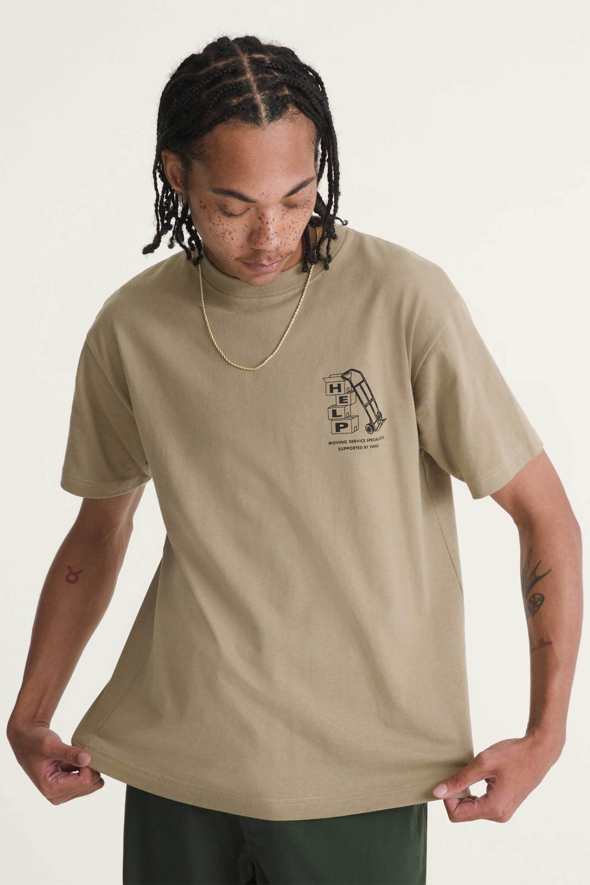 Ανδρικά ρούχα vans σε μπεζ