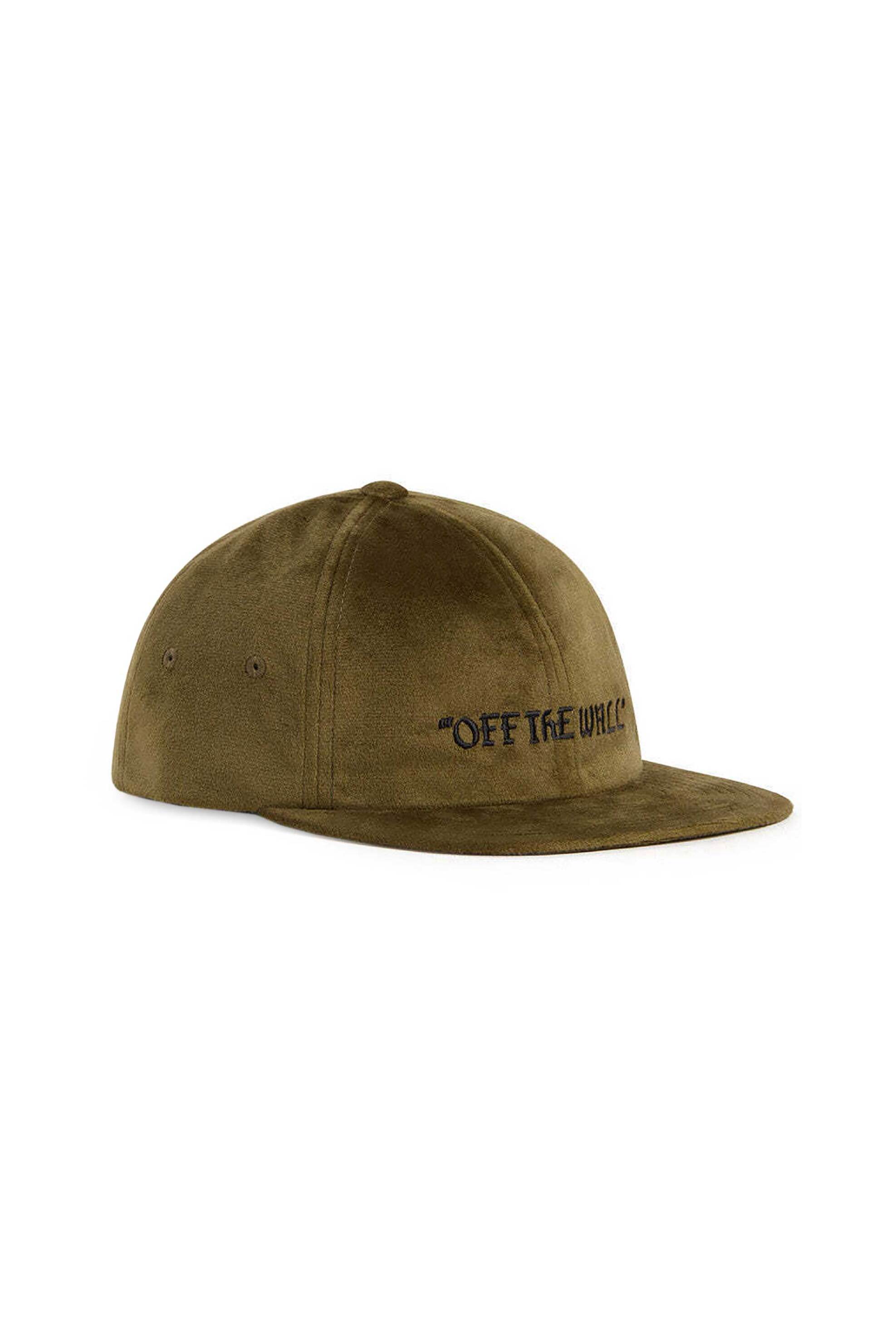 Vans unisex καπέλο jockey "Off The Wall" - VN000Q9ZEMB1 Λαδί