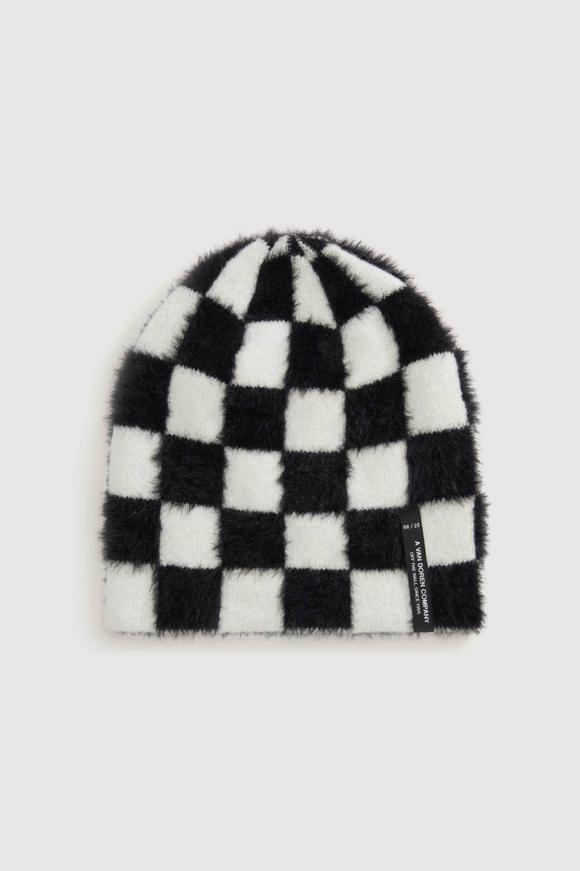 Vans unisex σκούφος καρό ''Plaimor'' - VN000QAVY281 Ασπρόμαυρο