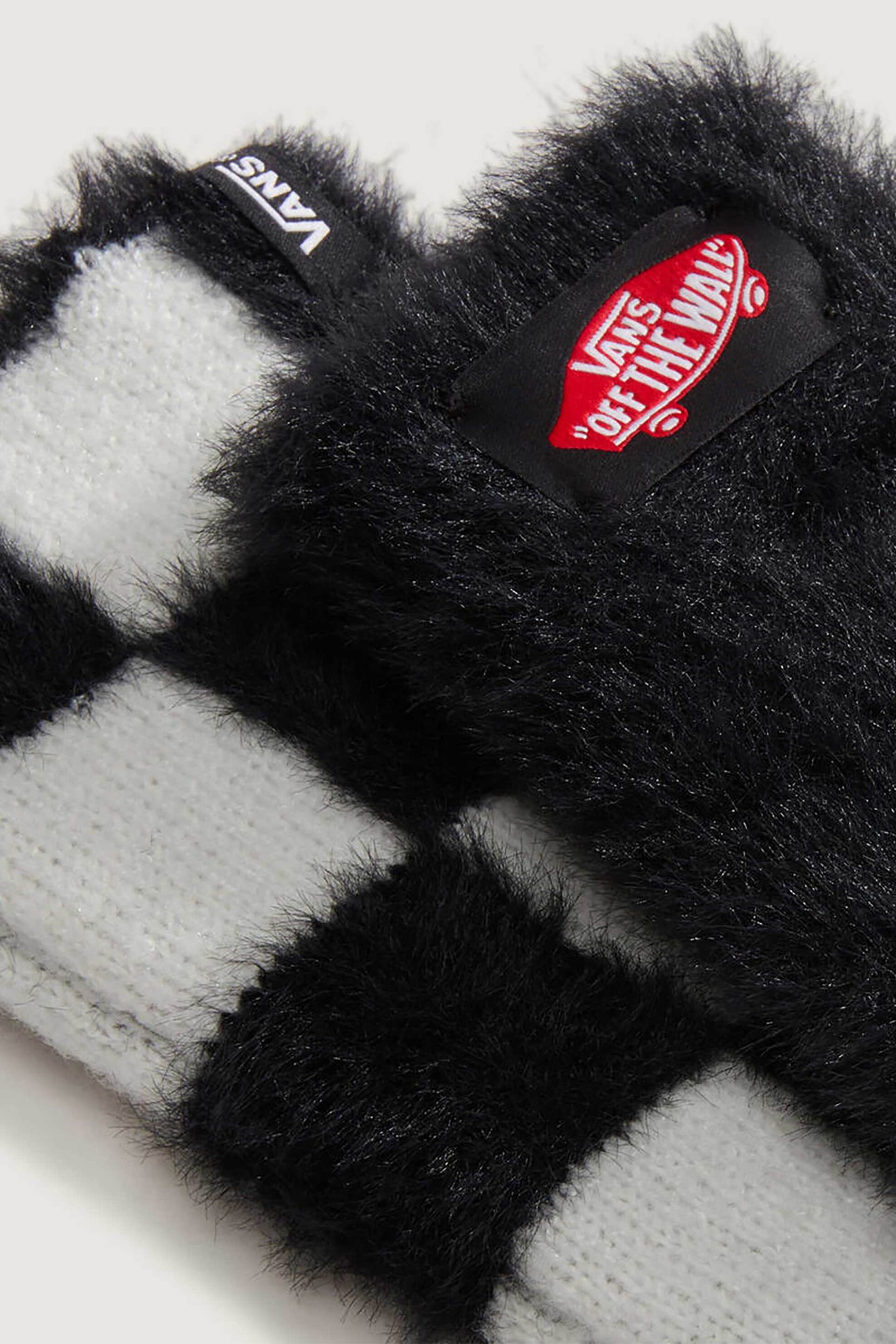 Vans γυναικεία γάντια σκακιέρα "Twofer" - VN000QCFY281 Ασπρόμαυρο φωτογραφία