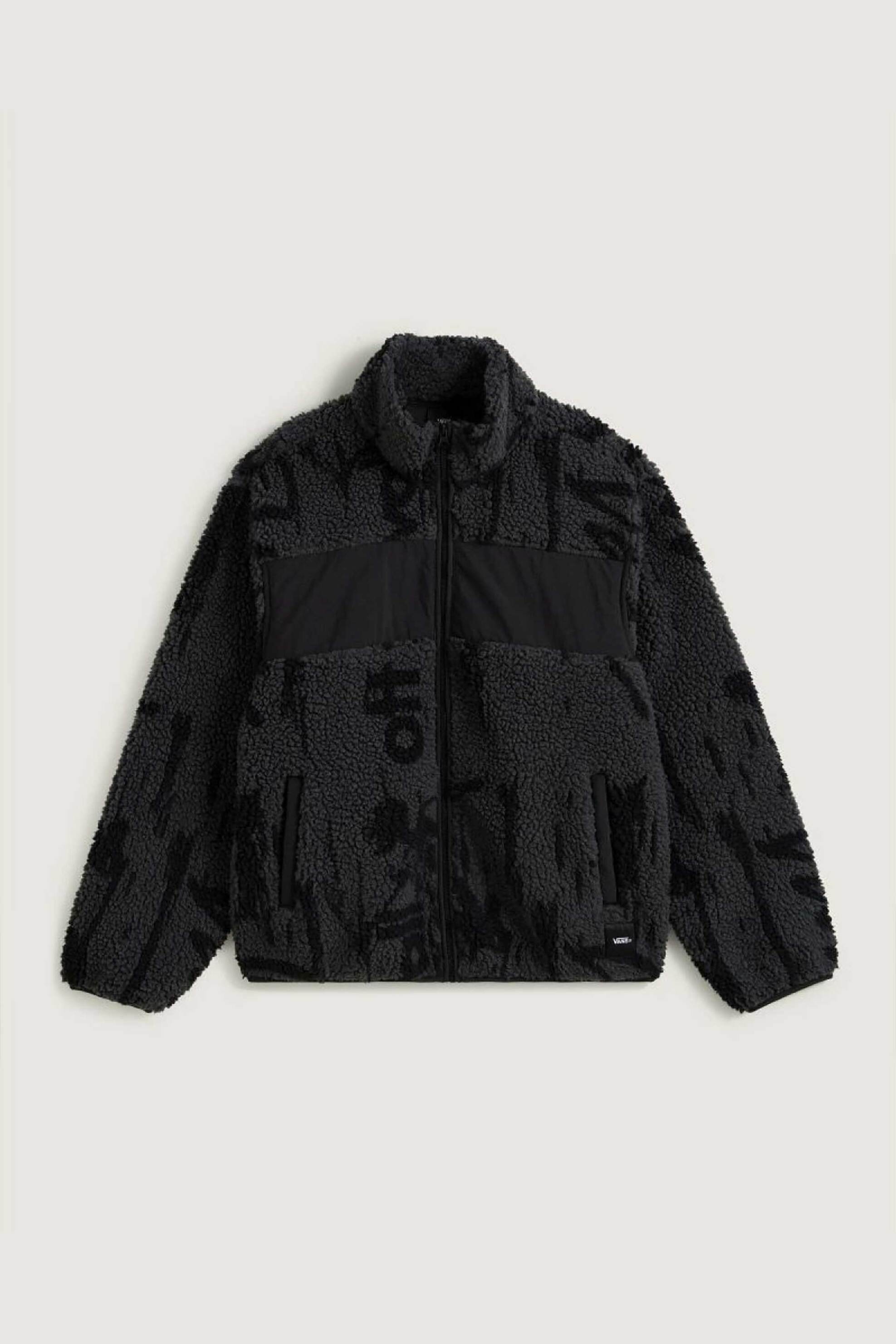 Vans ανδρικό μπουφάν μπουκλέ με σχέδιο Regular Fit "Stiller High Pile" - VN000PB5O791 Μαύρο