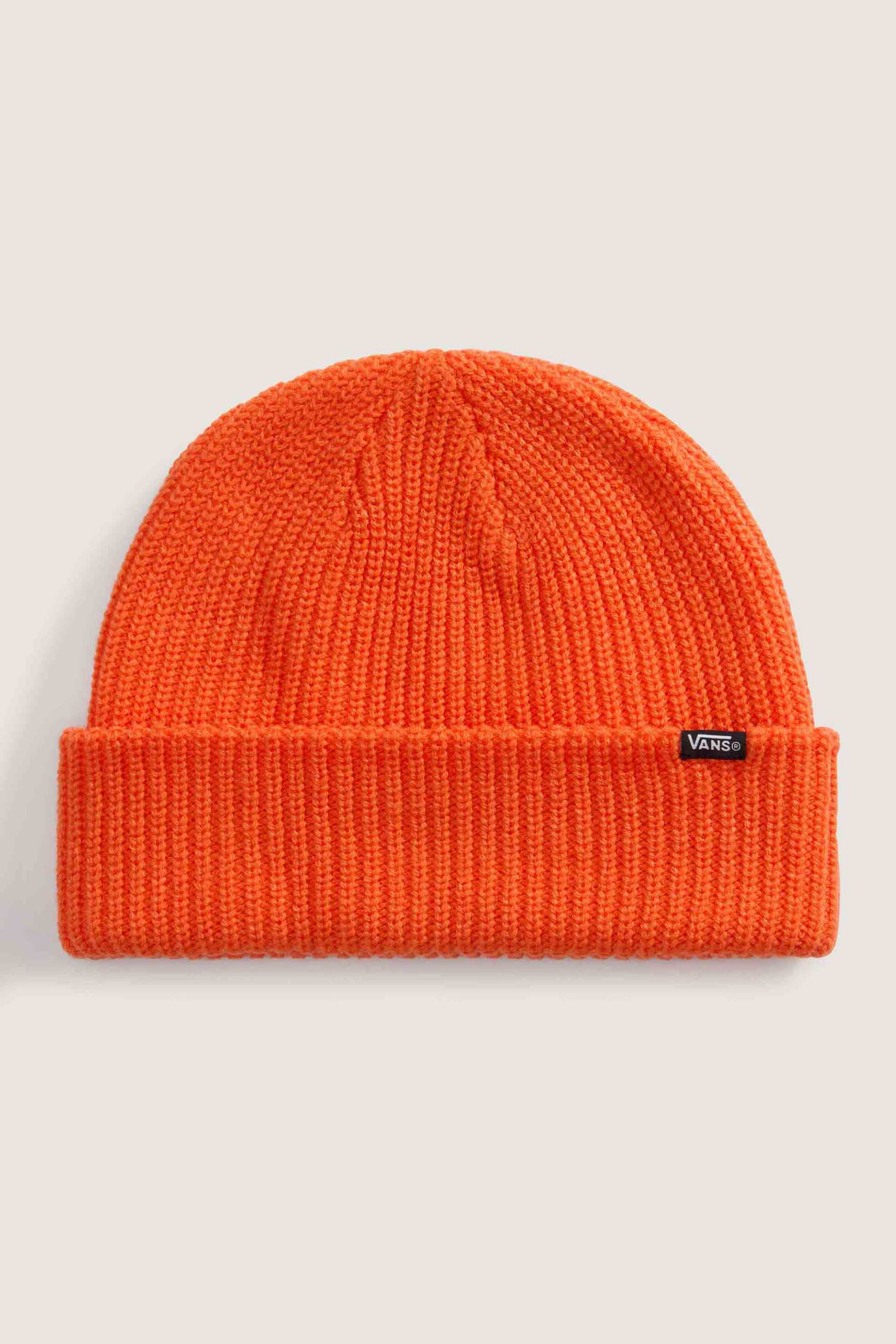 Vans unisex πλεκτός σκούφος με λογότυπο "Core Basic Cuff" - VN000QB4FLM1 Πορτοκαλί