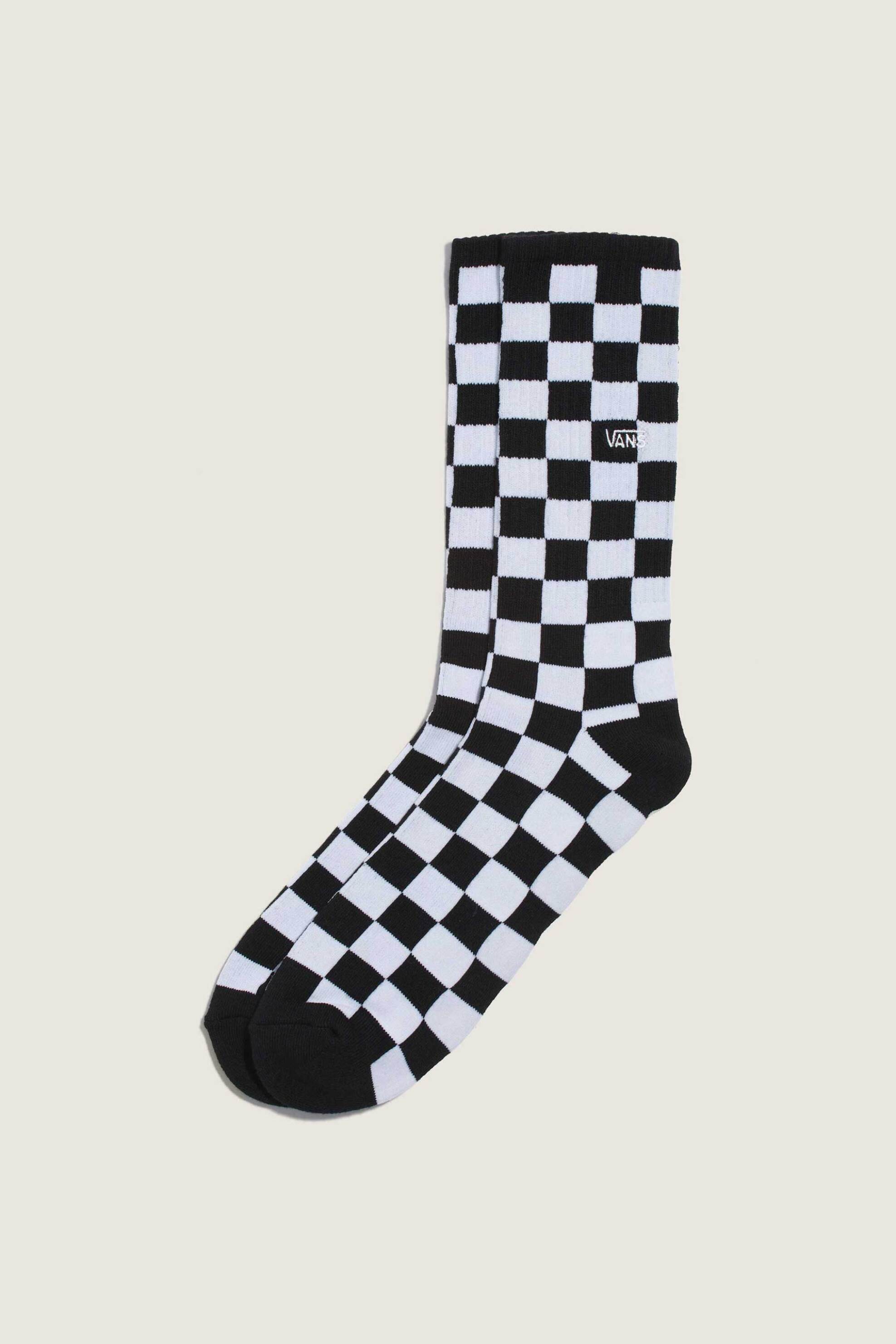 Vans unisex μακριές κάλτσες με λογότυπο "Checkerboard" - VN000QBDY281 Ασπρόμαυρο
