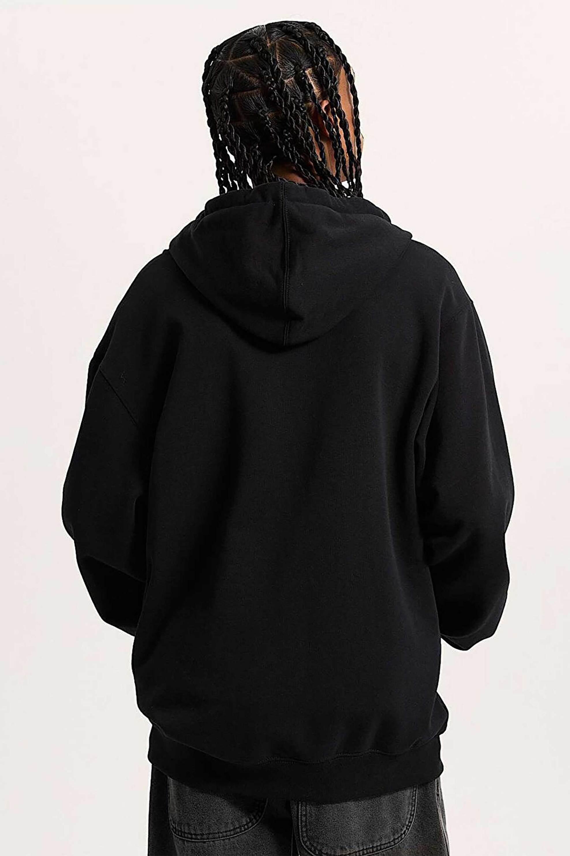Vans Ανδρική Ζακέτα Φούτερ με Κουκούλα Loose Fit Salton - Vn000P5Ablk1 Μαύρο