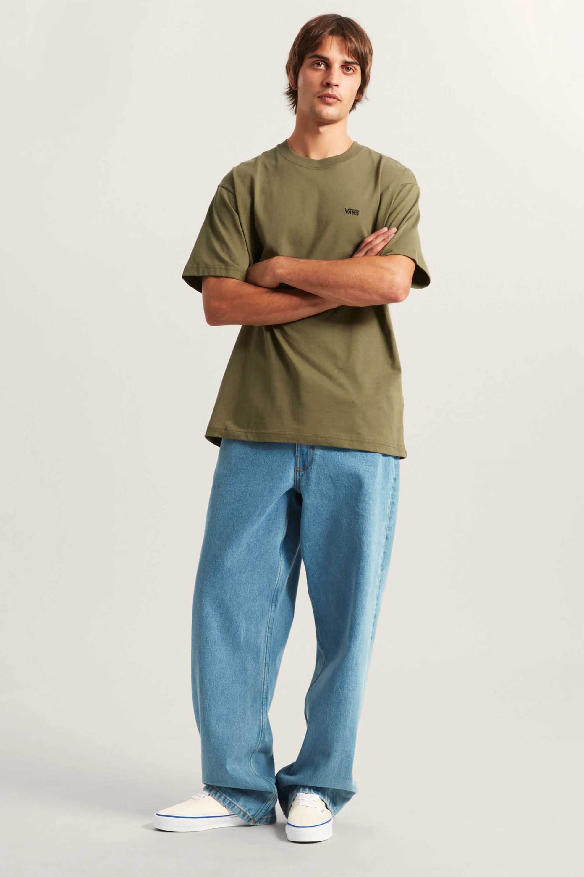 Vans ανδρικό τζιν παντελόνι πεντάτσεπο Loose Fit "Check" - VN000PH6CDX1 Denim Blue