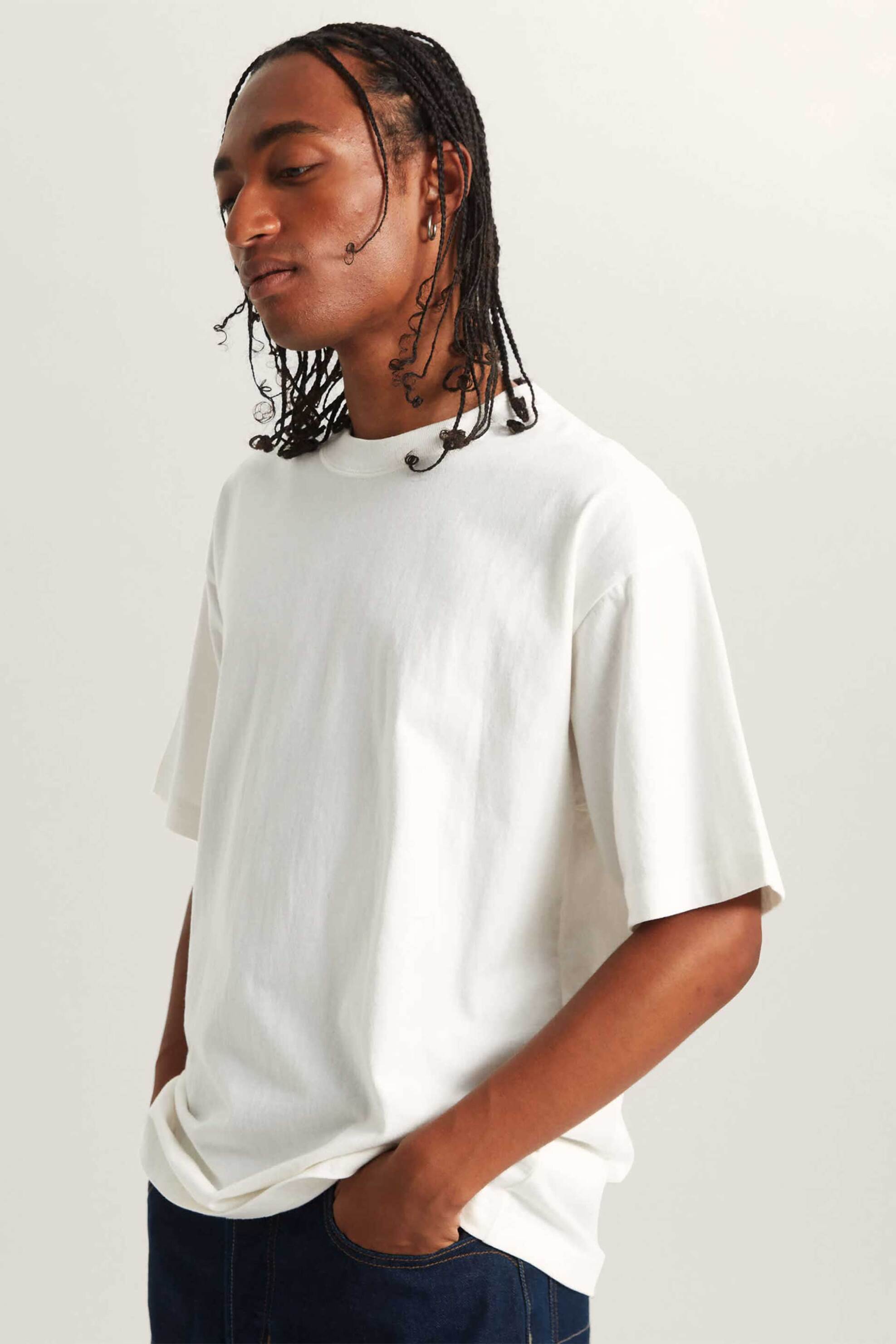 Vans ανδρικό T-shirt Loose Fit "Premium" - VN000TBPC9F1 Λευκό