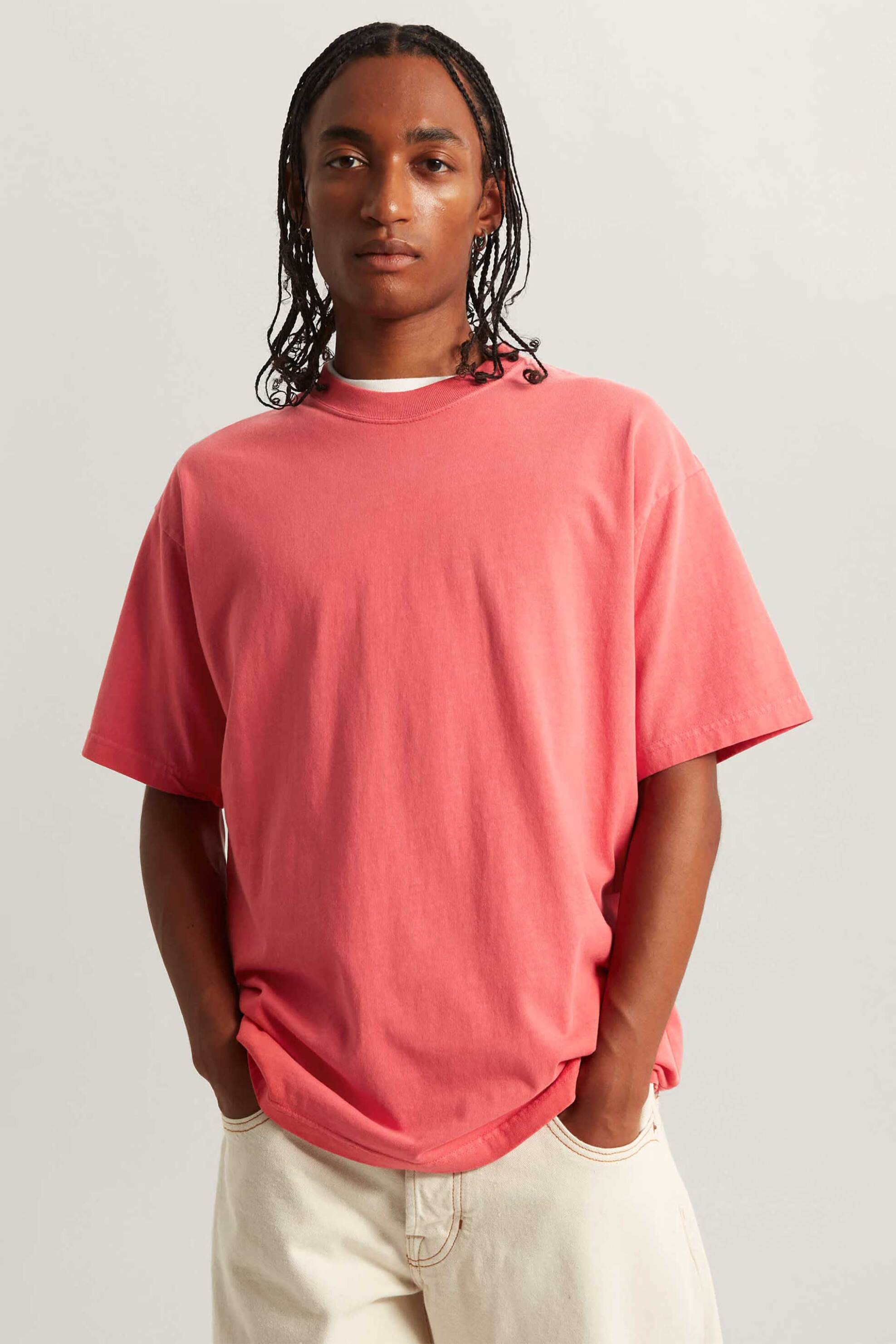 Vans ανδρικό T-shirt Loose Fit "Premium" - VN000TBPFO91 Ροζ