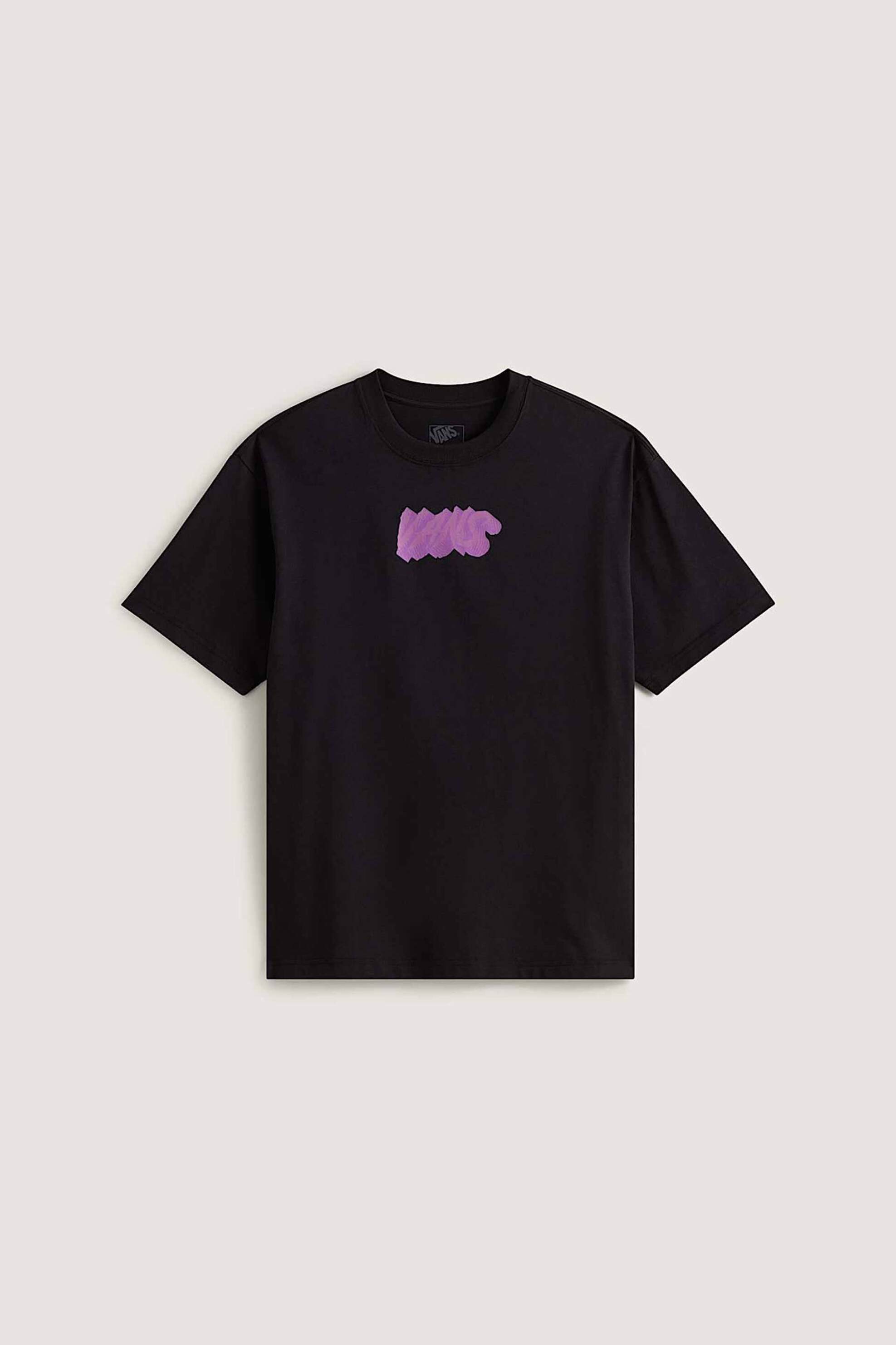 Vans Ανδρικό T-Shirt Loose Fit Stone Swirl - Vn000Vy1Blk1 Μαύρο