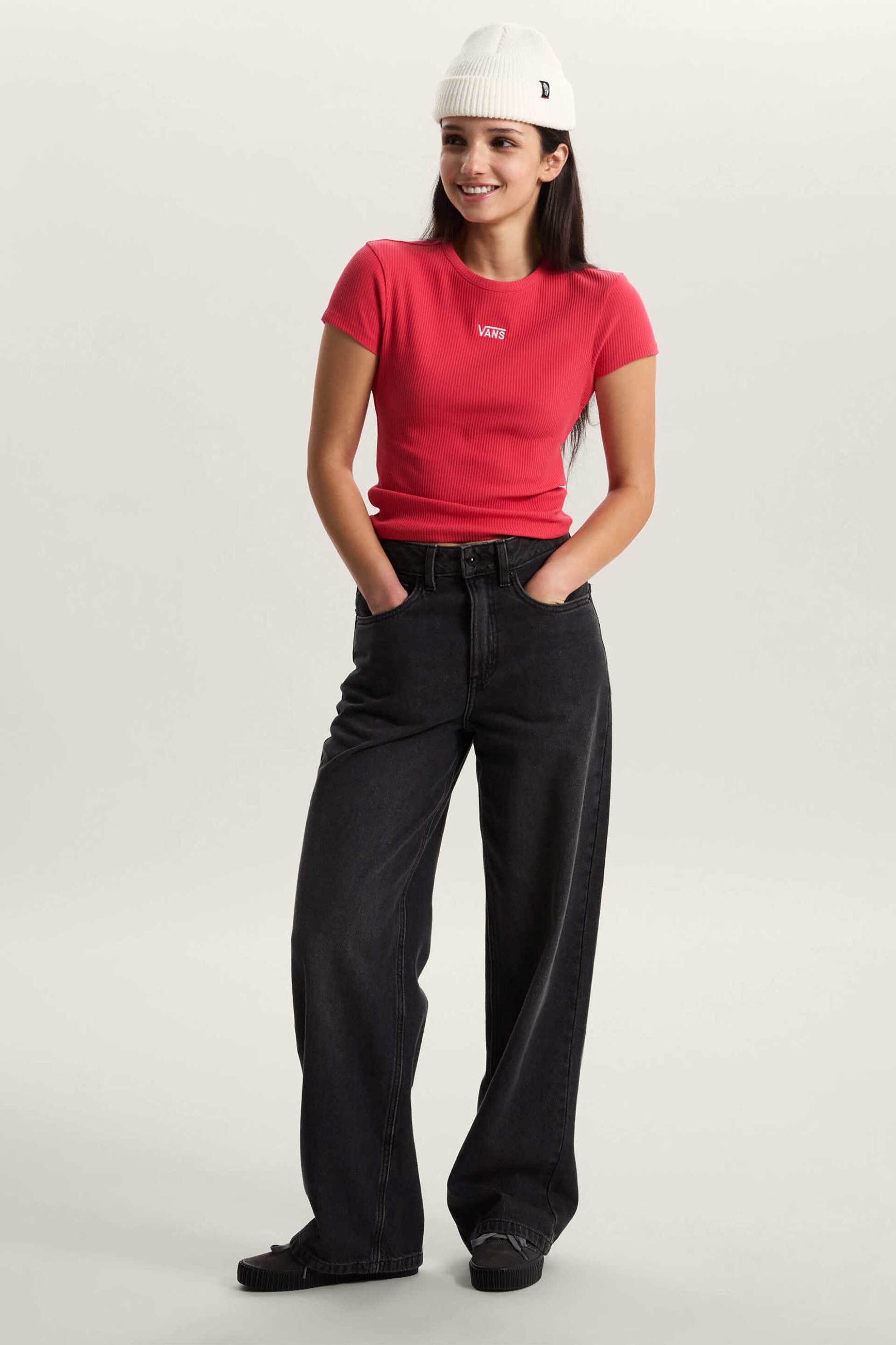 Vans Vans γυναικείο τζιν παντελόνι πεντάτσεπο Loose Fit 