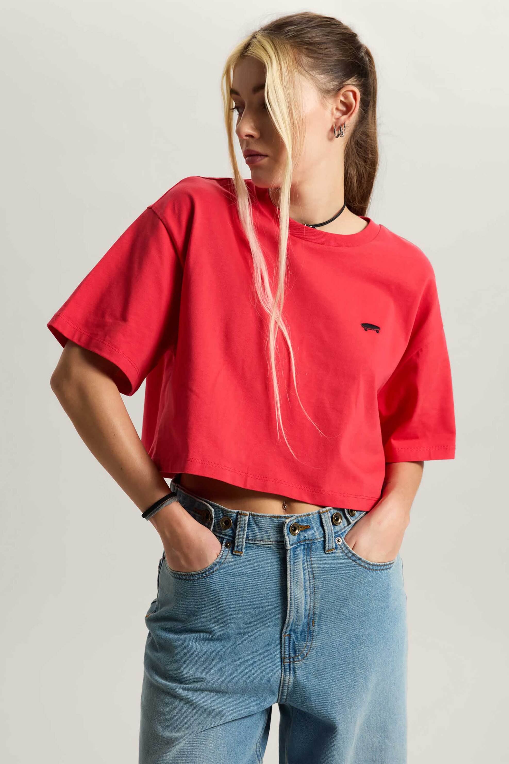 Vans Vans γυναικείο cropped τοπ Relaxed Fit 