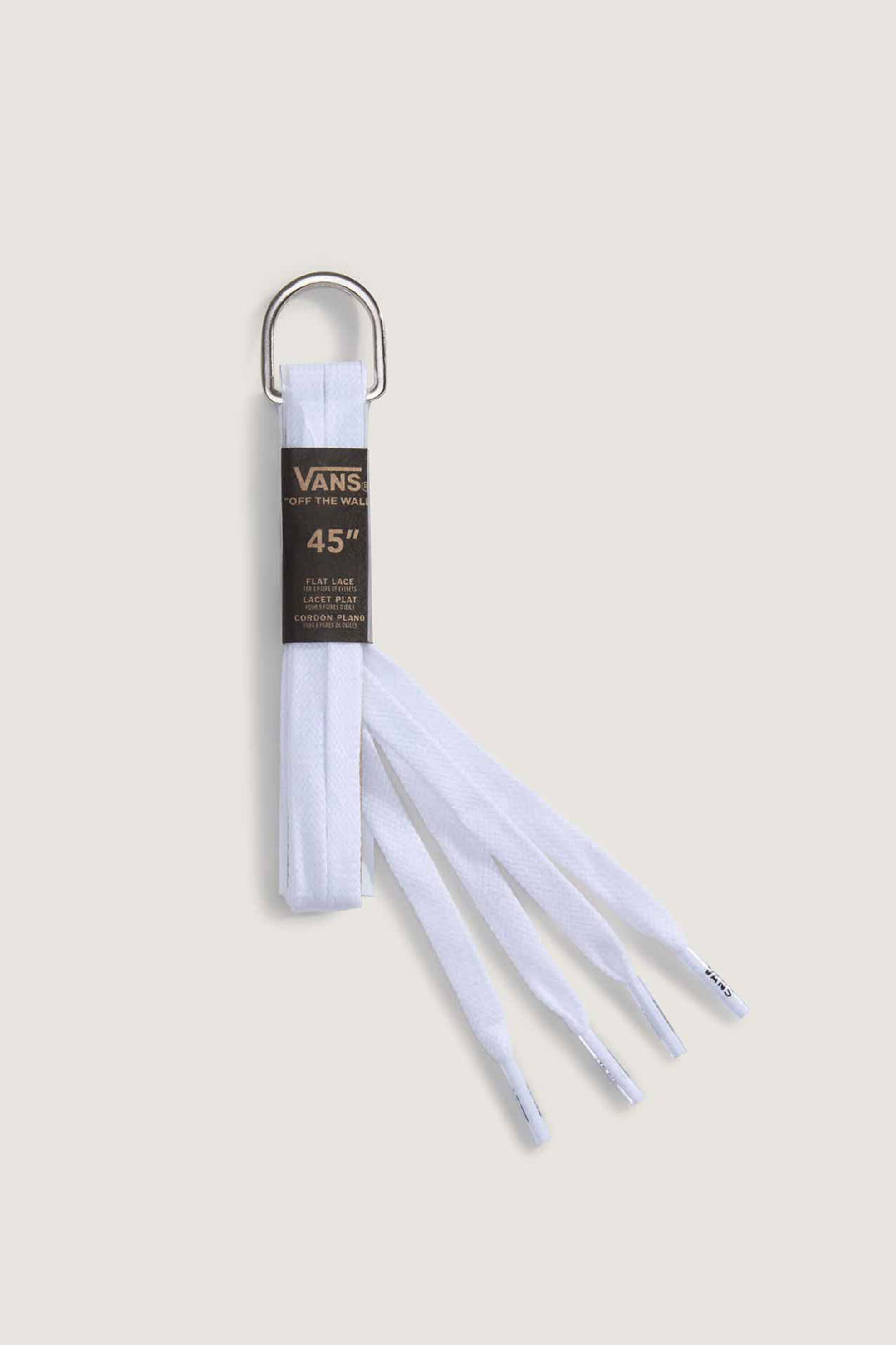 Vans κορδόνια παπουτσιών "Flat" - VN000T0HWHT1 Λευκό φωτογραφία