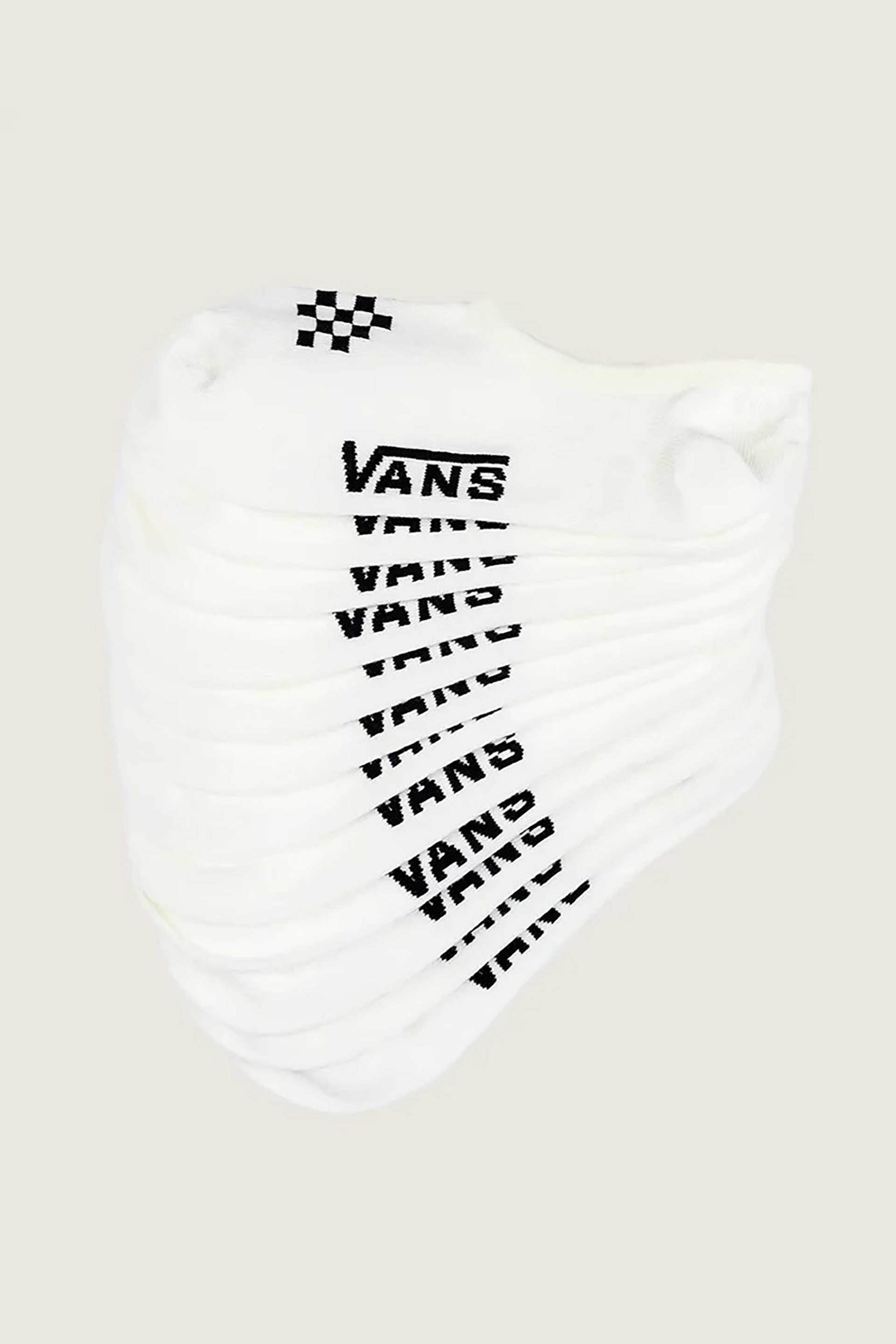 Vans σετ unisex κοντές κάλτσες no-show "Cannodle" (3 ζευγάρια) - VN000T5CYB21 Λευκό