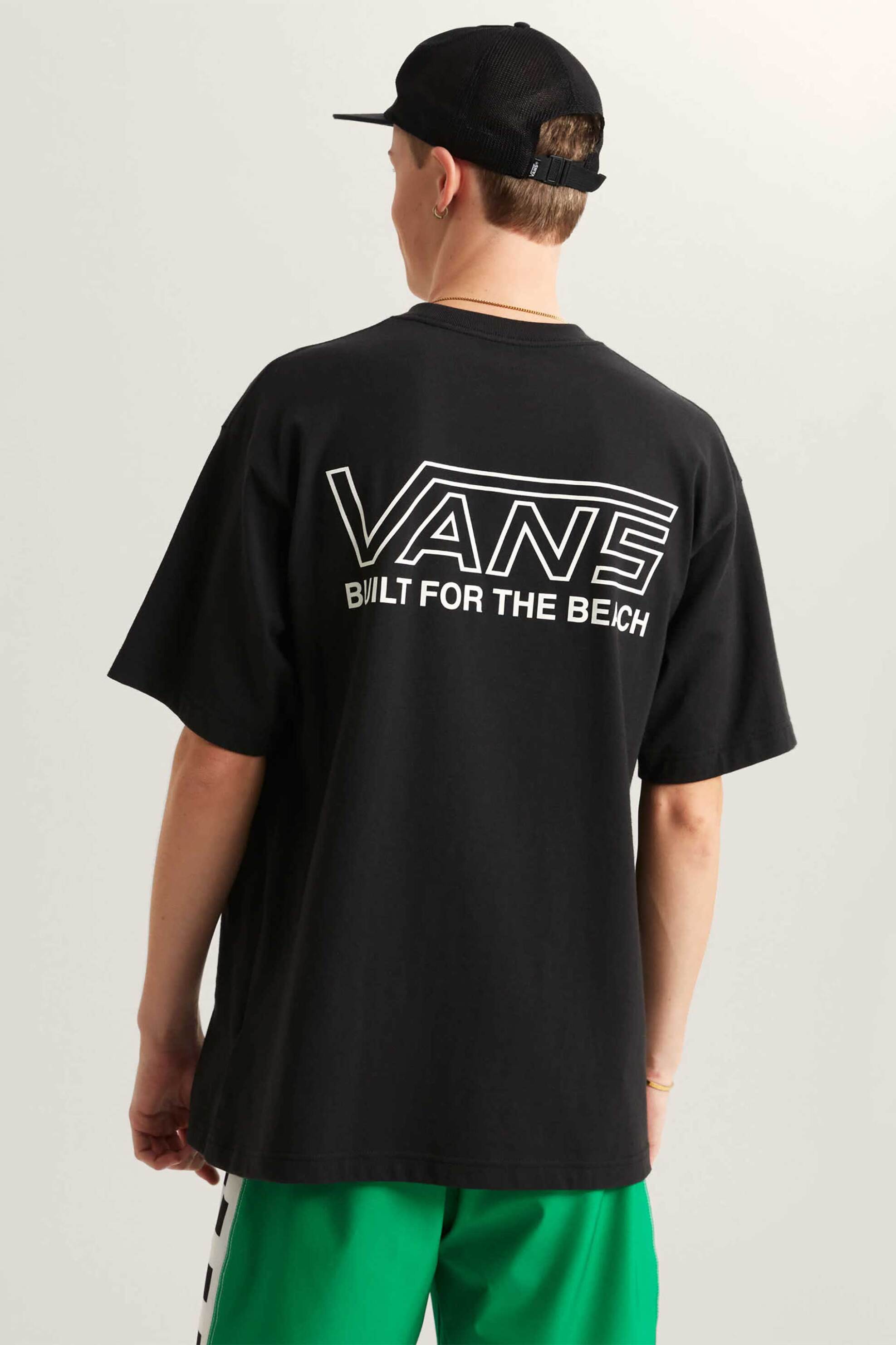 Vans Ανδρικό T-Shirt Loose Fit Buckled - Vn000Sr3Blk1 Μαύρο