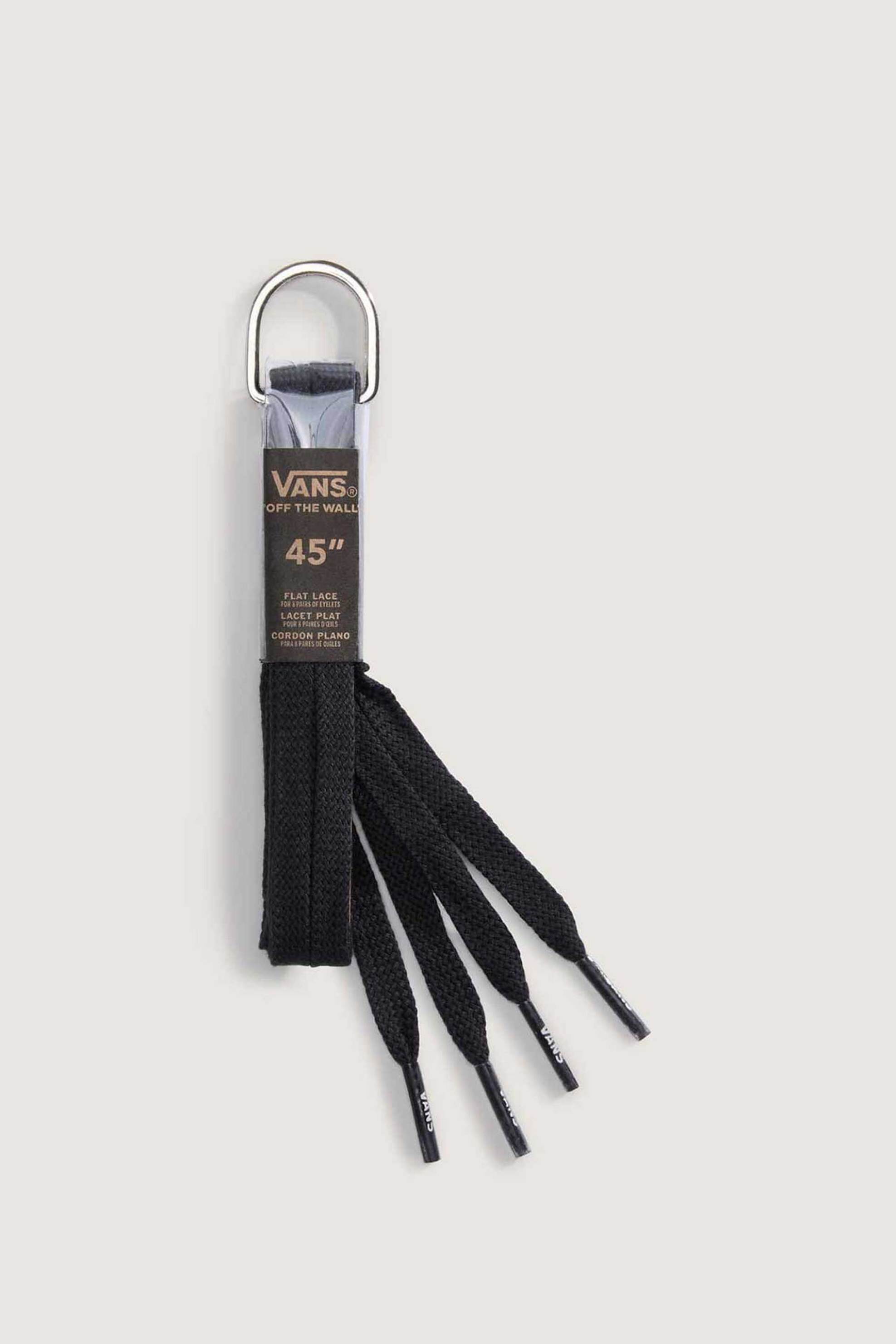 Vans κορδόνια παπουτσιών "Flat" - VN000T0HBLK1 Μαύρο φωτογραφία