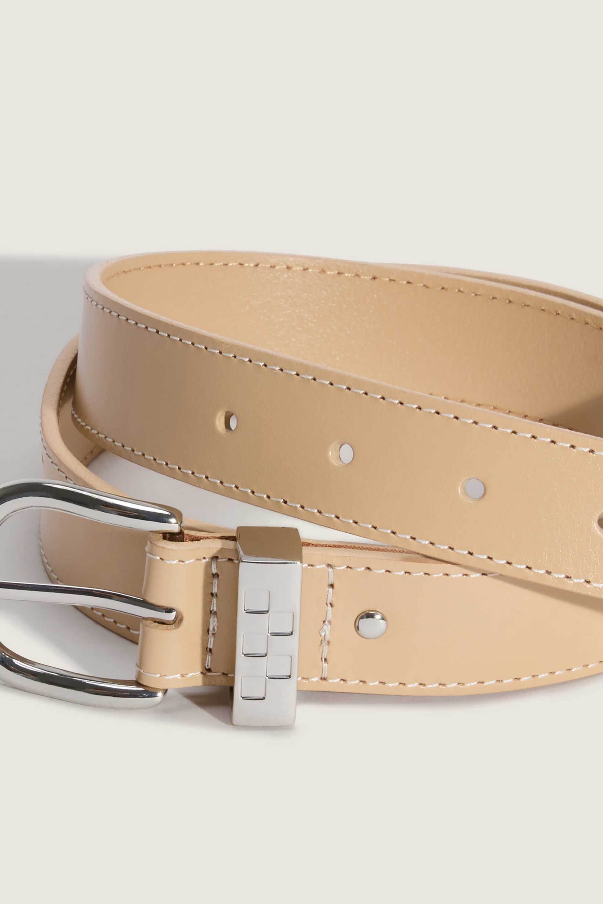 Vans Γυναικεία Δερμάτινη Ζώνη Staple - Vn000Td5Gh21 Μπεζ