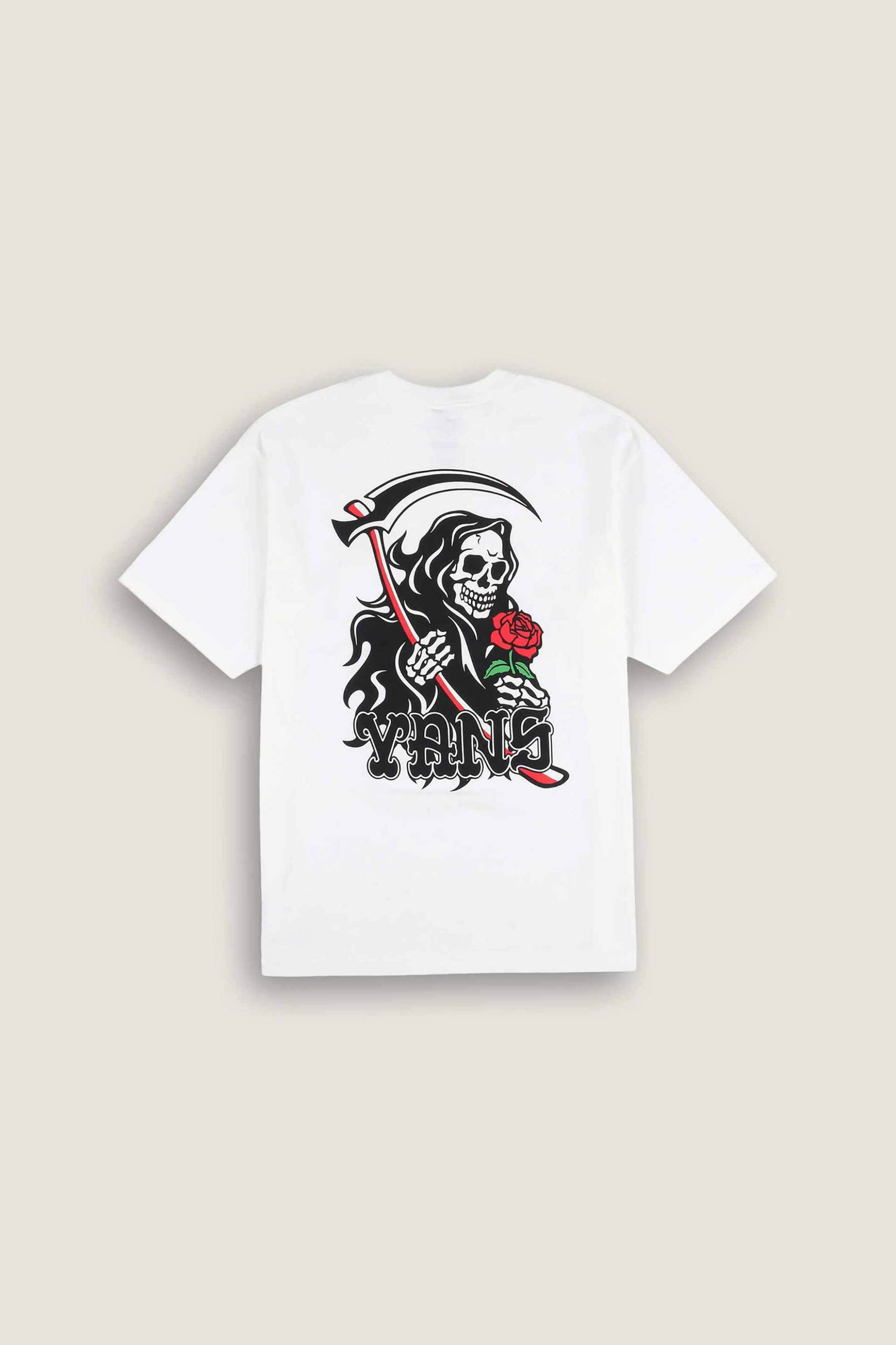 Vans Ανδρικό T-Shirt Relaxed Fit So Long Reaper - Vn000Vw1Wht1 Λευκό