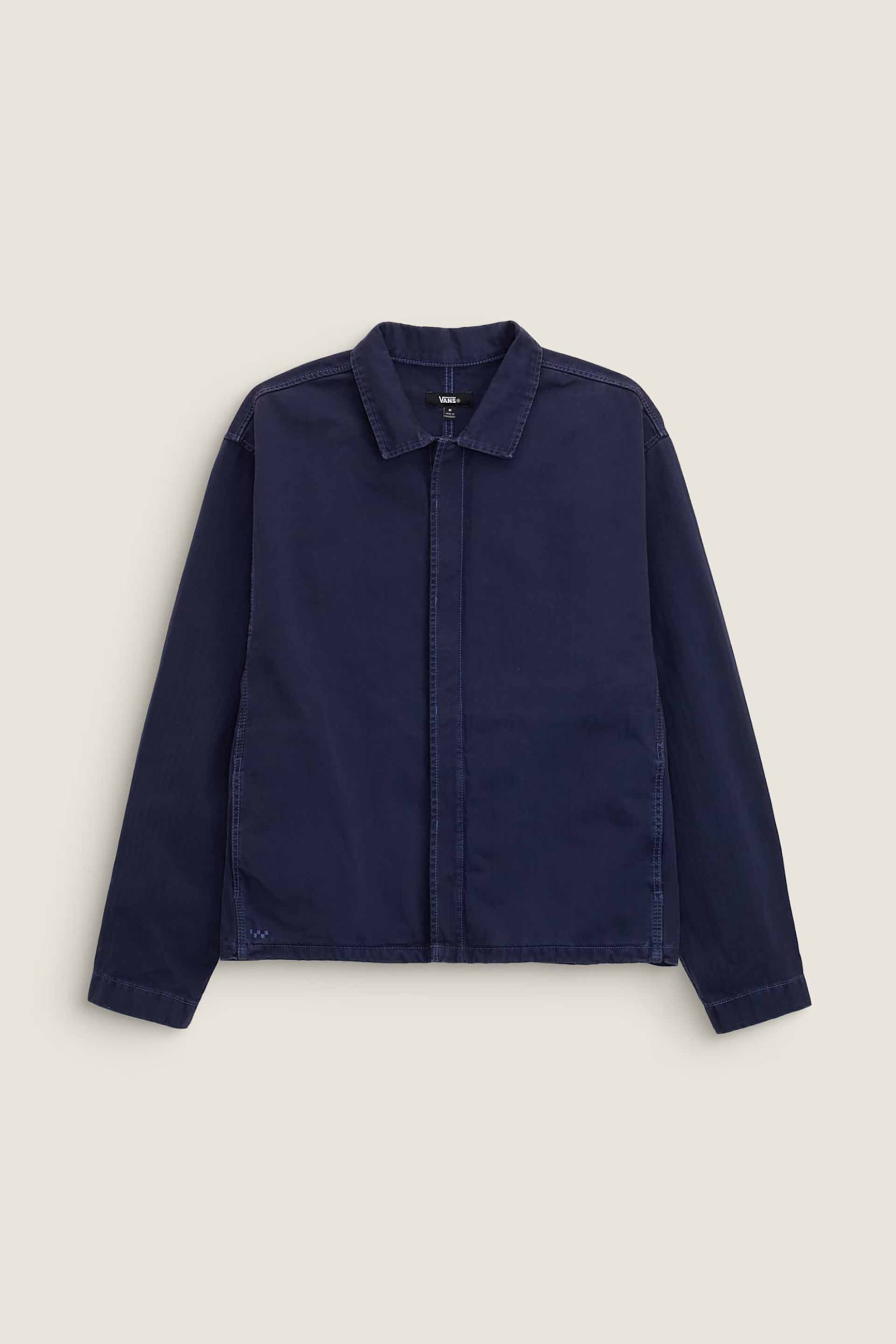 Vans ανδρικό denim jacket Loose Fit "Premium Washed Overdye" - VN000S11FOB1 Μπλε Σκούρο