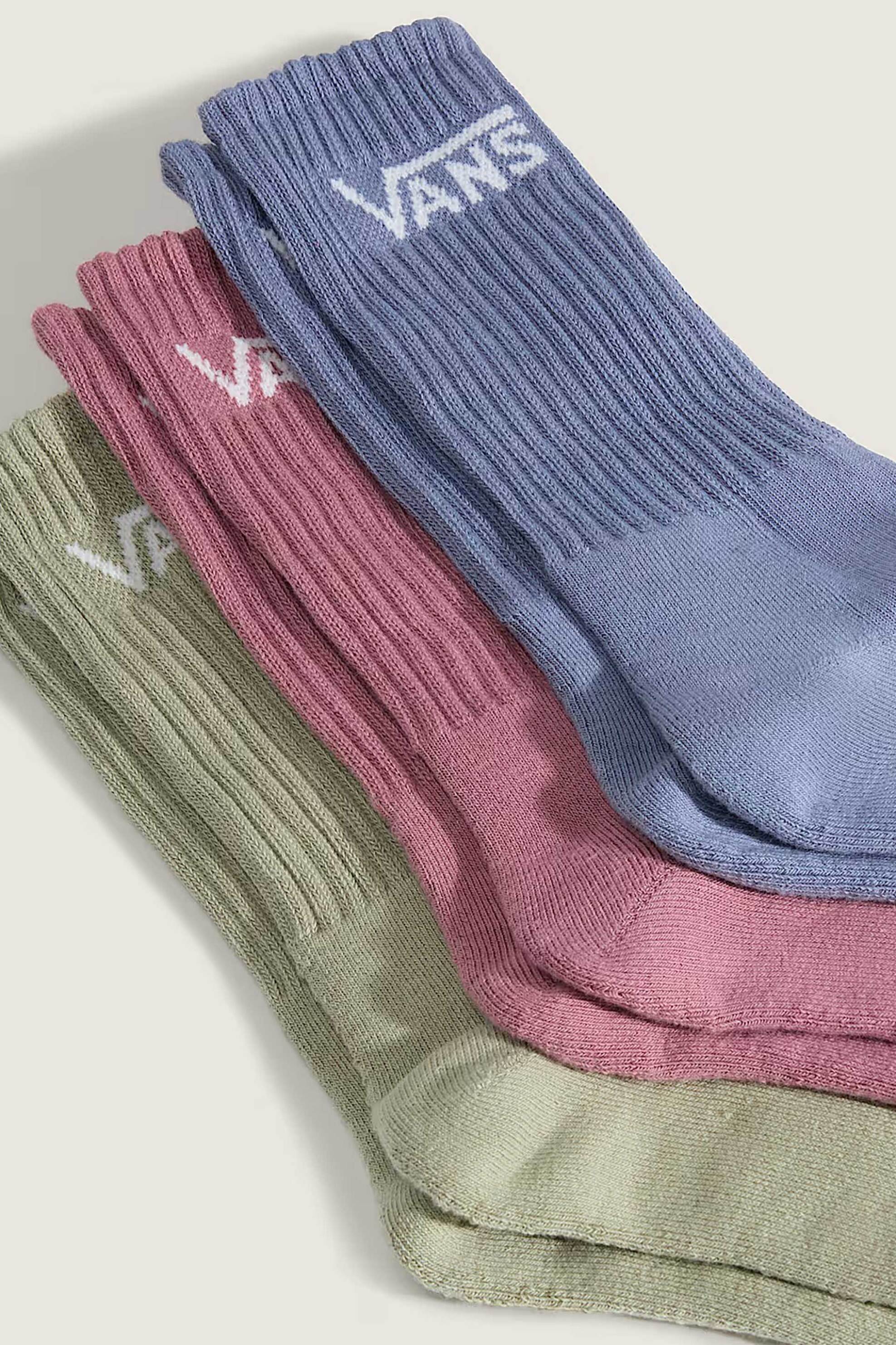 Vans Σετ Unisex Μακριές Κάλτσες Classic Crew (3 Ζευγάρια) - Vn000Qbvfoi1 Πολύχρωμο