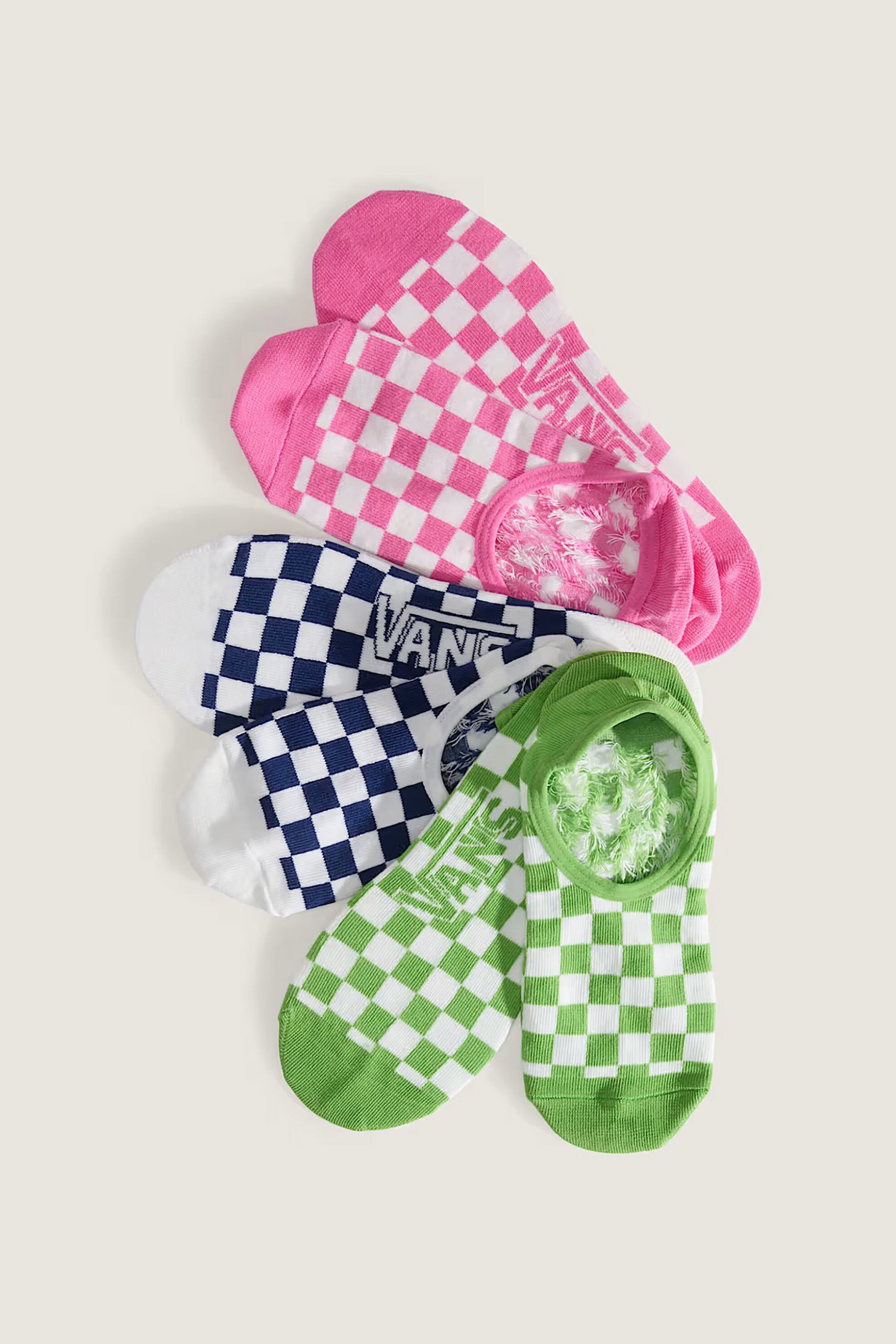 Vans σετ unisex κοντές κάλτσες "Ticker Canoodle" (3 ζευγάρια) - VN000SYXFRQ1 Πολύχρωμο
