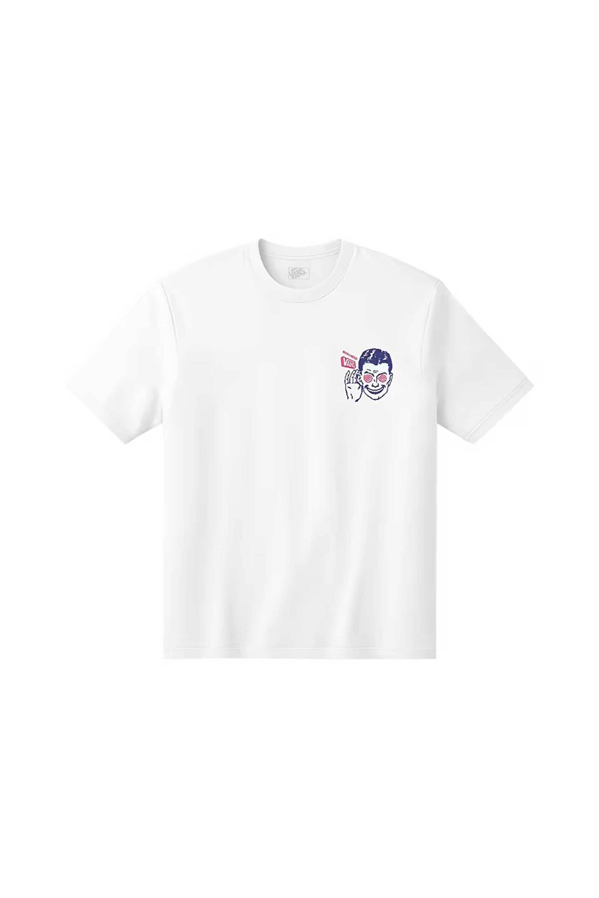 Vans ανδρικό T-shirt Classic Fit "Need Vans" - VN000TQDWHT1 Λευκό