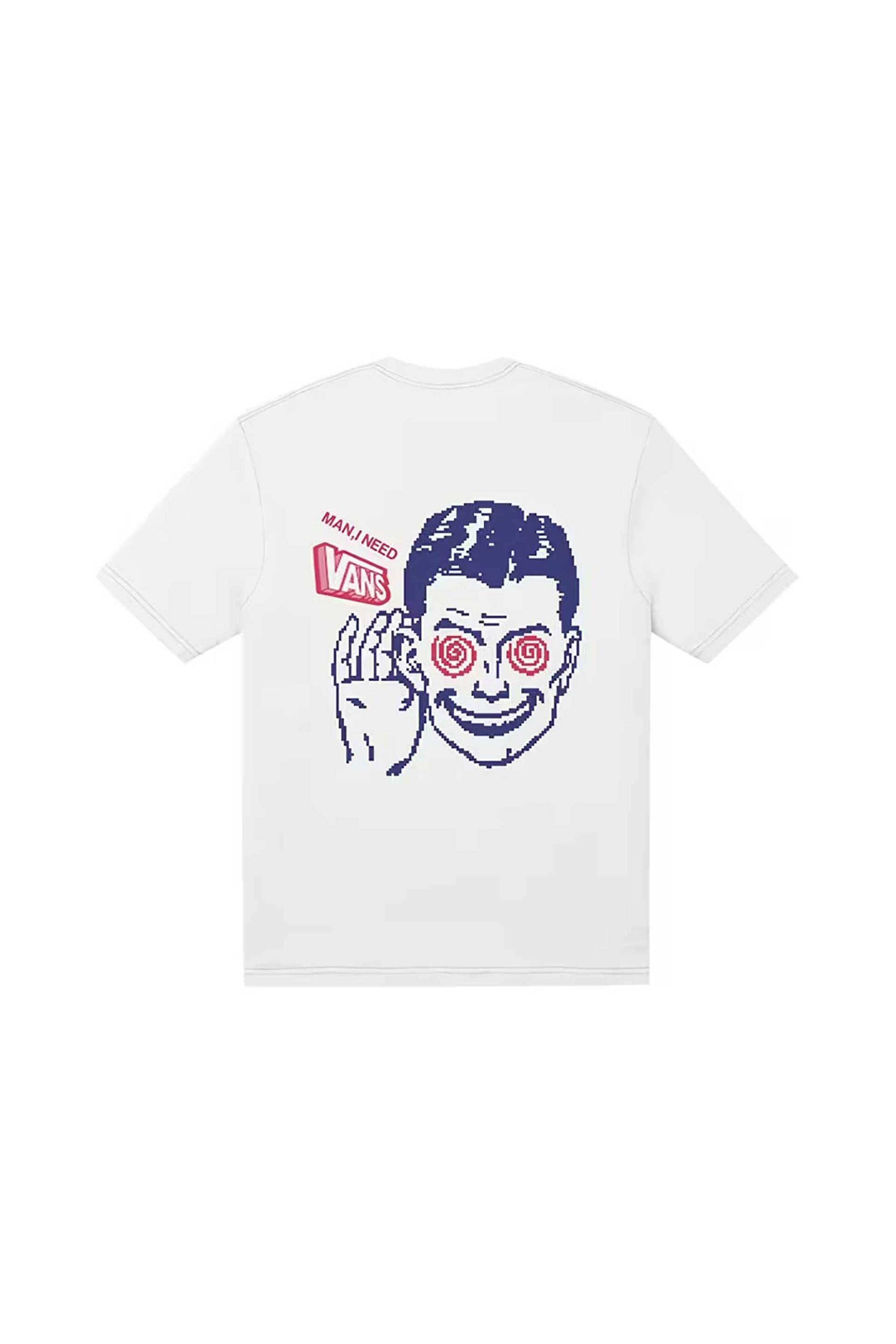 Vans Ανδρικό T-Shirt Classic Fit Need - Vn000Tqdwht1 Λευκό