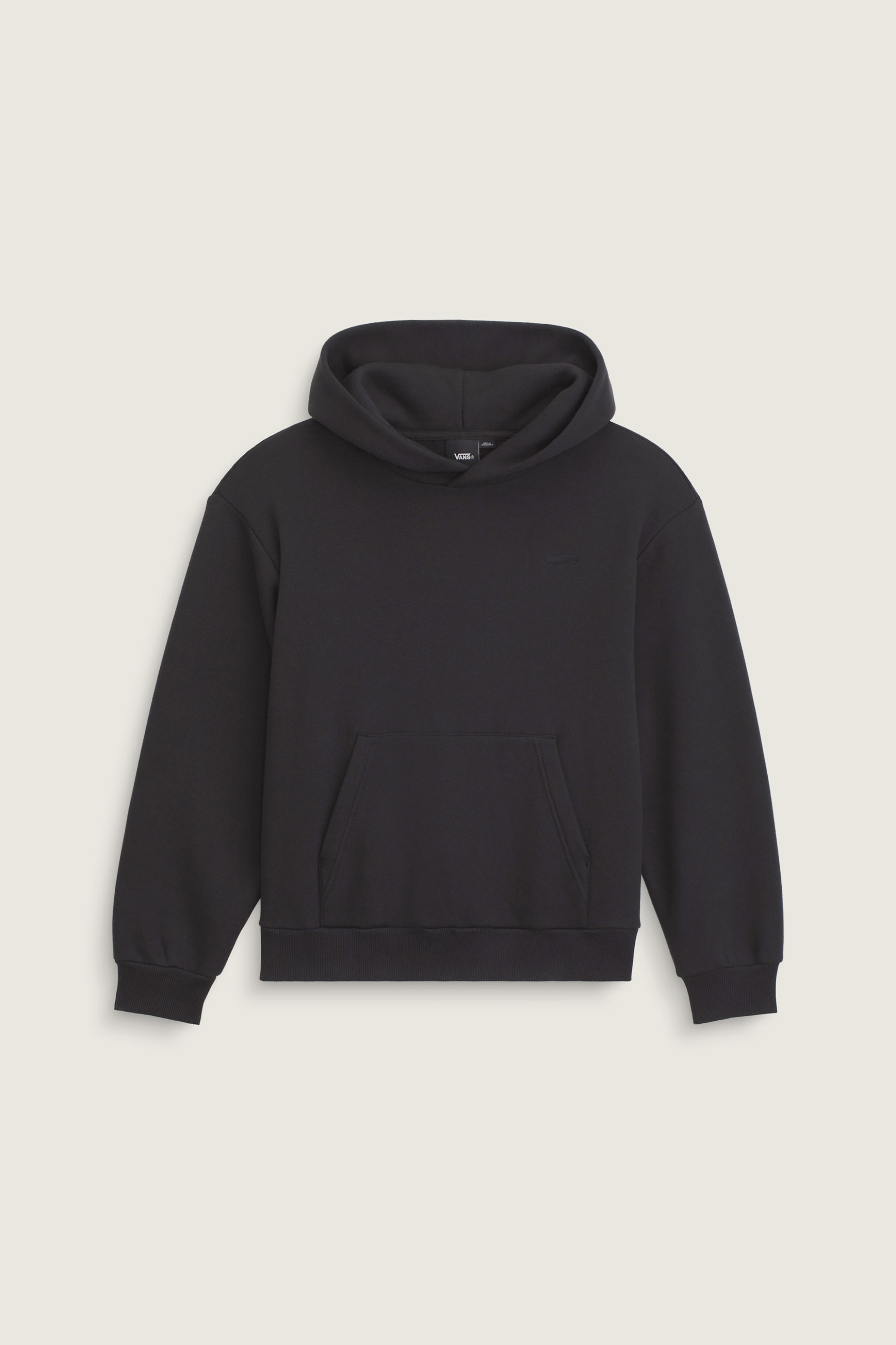 Vans Unisex Μπλούζα Φούτερ με Κουκούλα Relaxed Fit Salton - Vn000W1Ablk1 Μαύρο